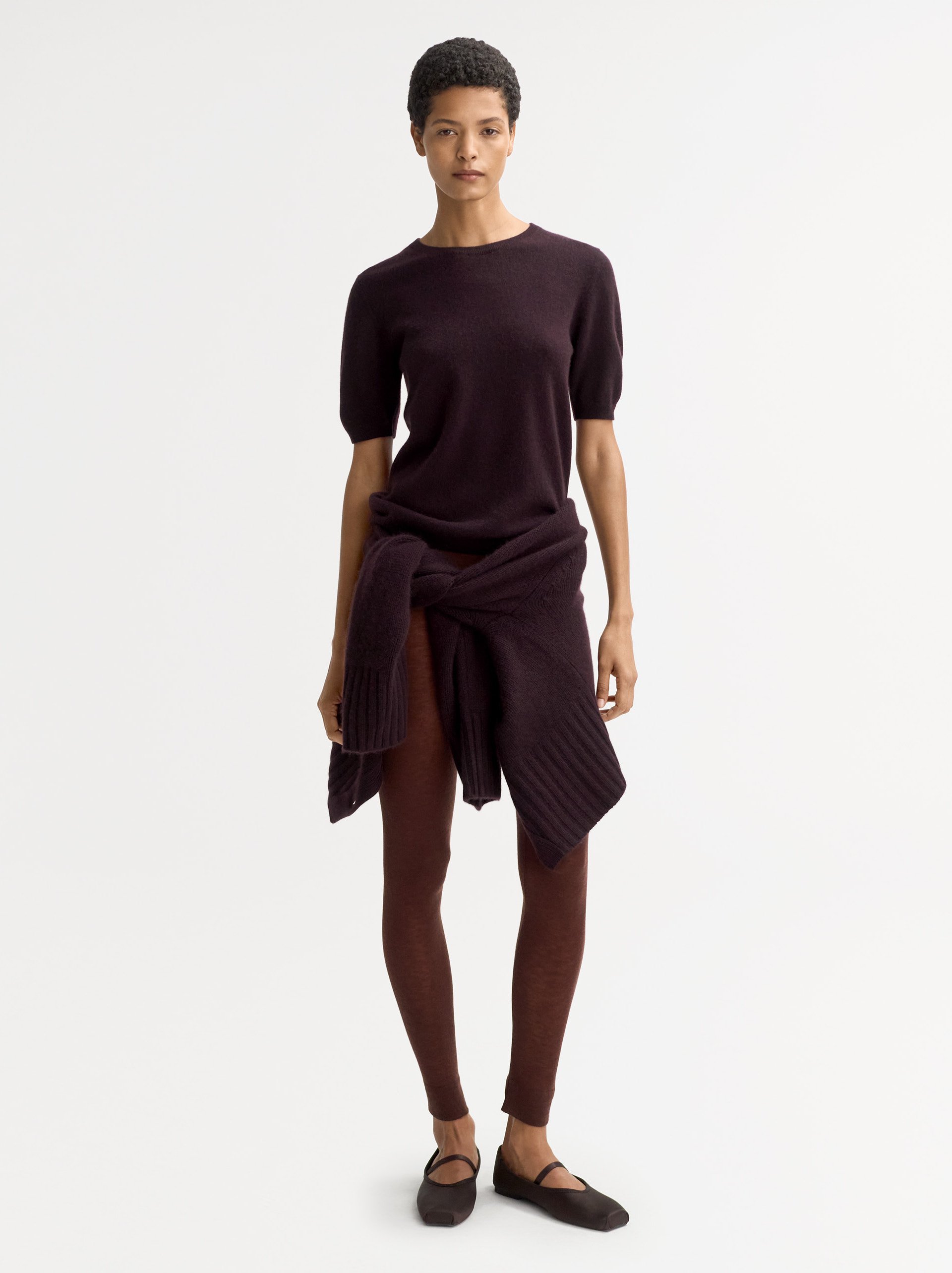 Short sleeve crewneck Midnight Plum 2