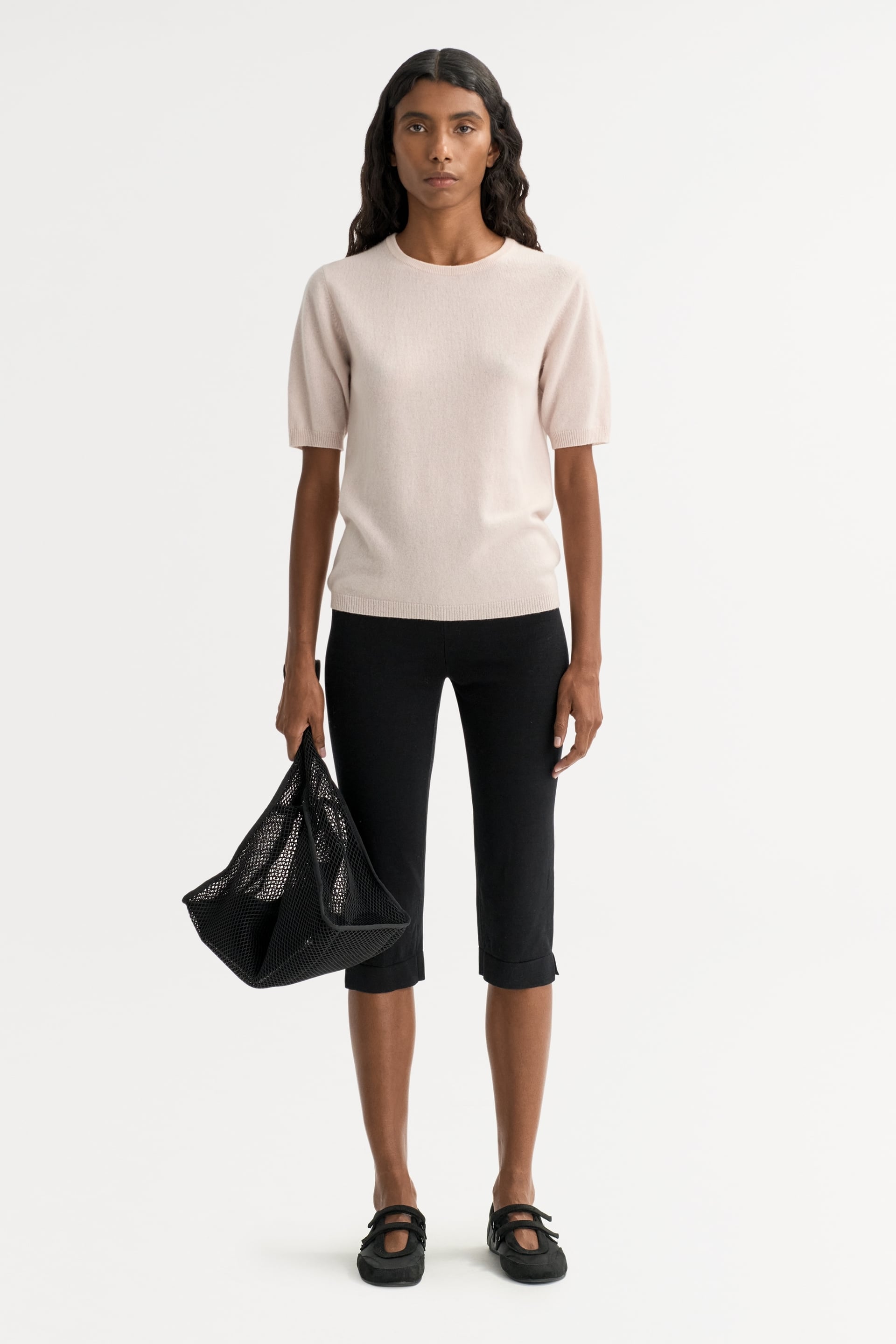 Short sleeve crewneck Powder 2