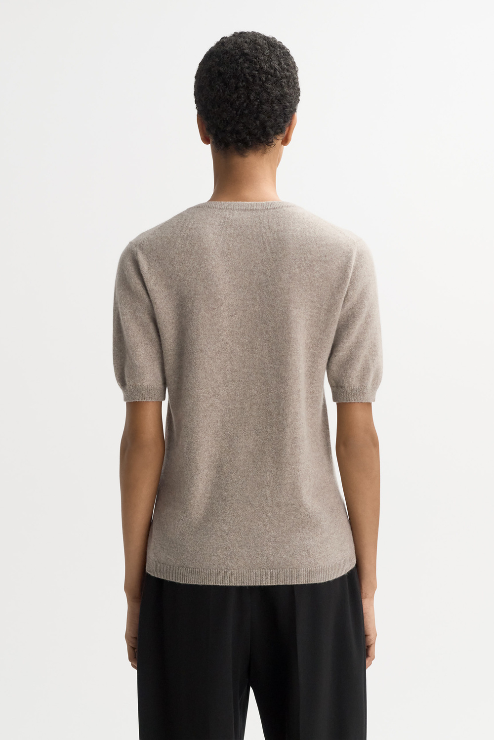 Short sleeve crewneck - Shortsleeves - Feather White | Soft Goat