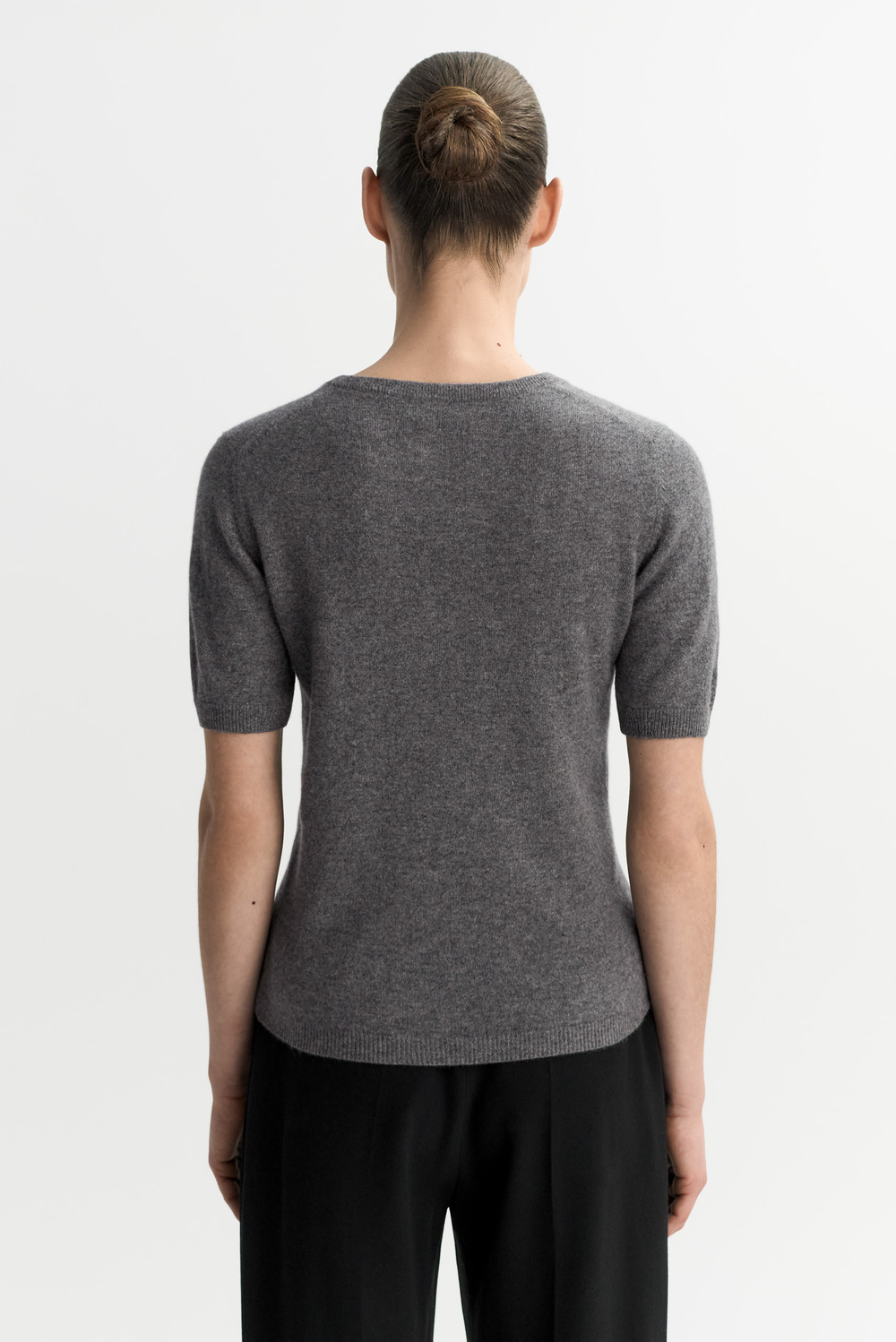 Short sleeve crewneck - Shortsleeves - Black | Soft Goat