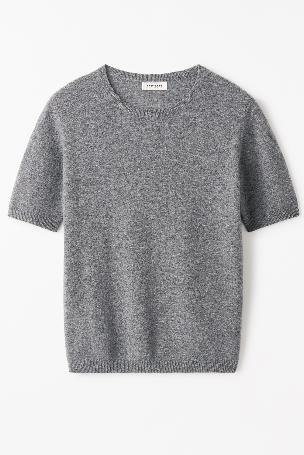 Short sleeve crewneck - Shortsleeves - Black | Soft Goat