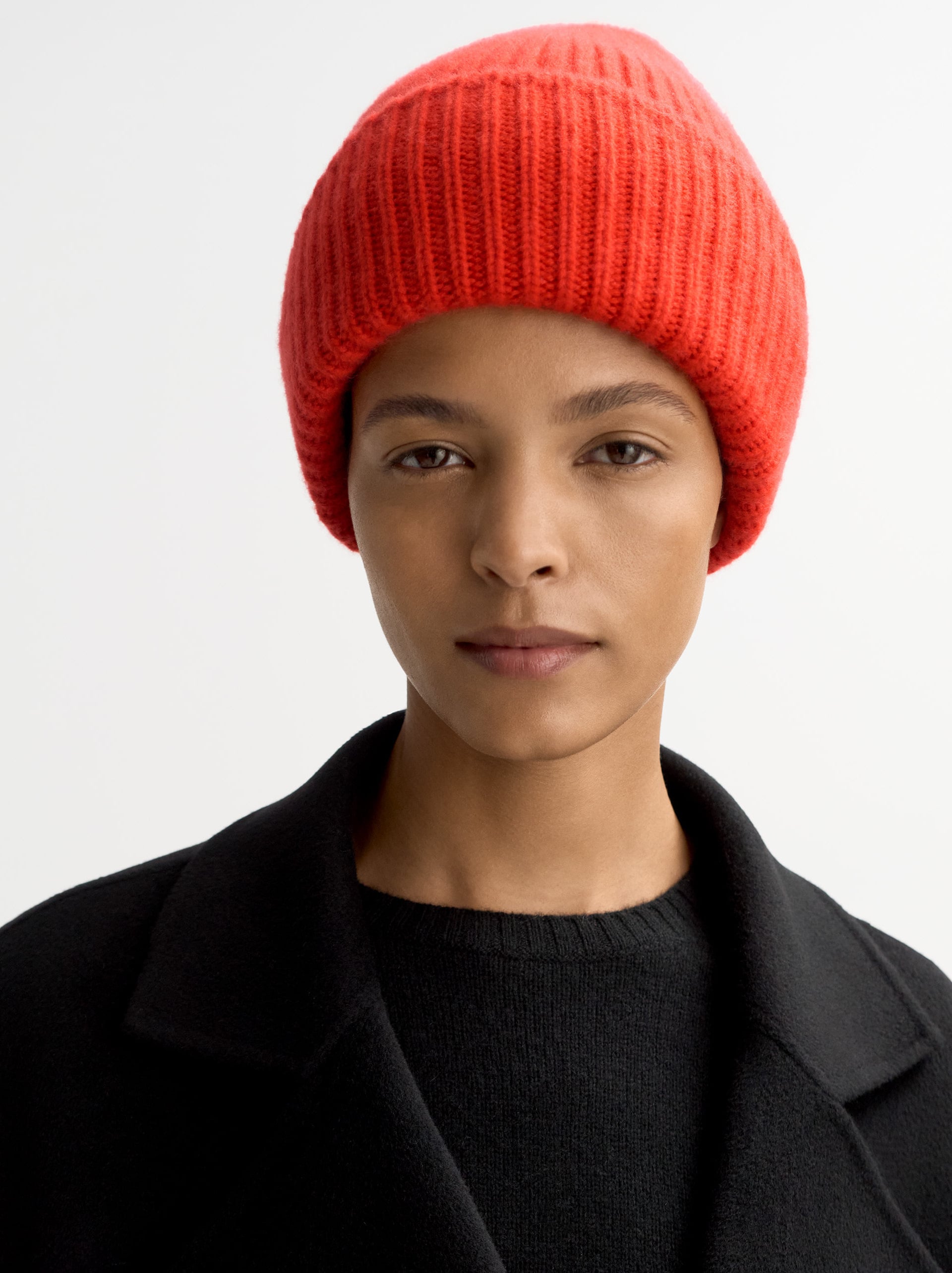 Ribbed beanie 0