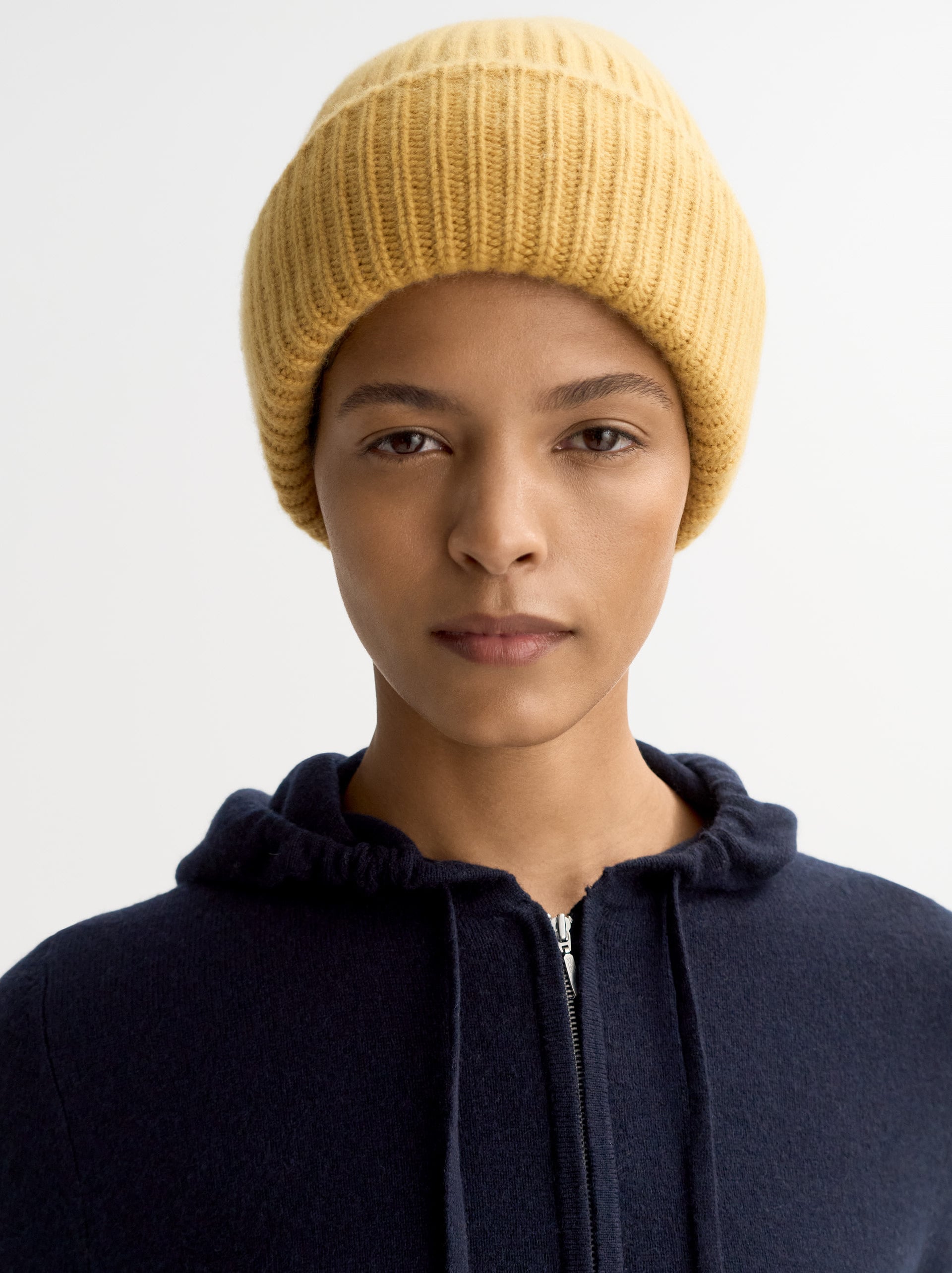 Ribbed beanie 0
