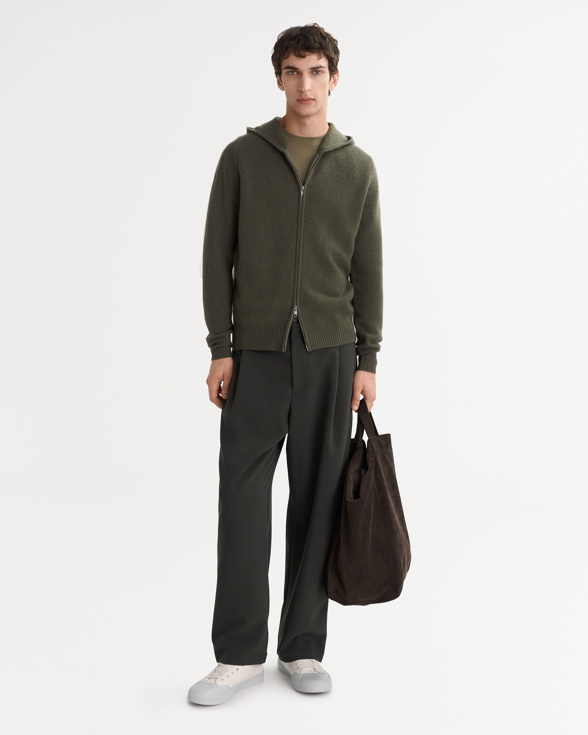 Men's Chunky Hoodie Olive 2