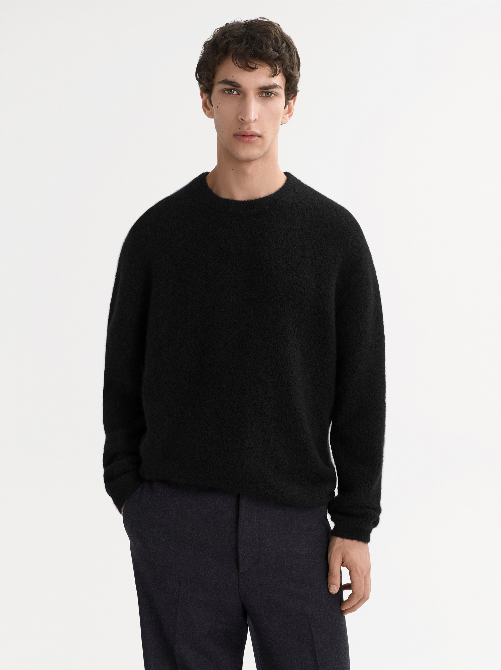 Men's Boucle Crewneck 2