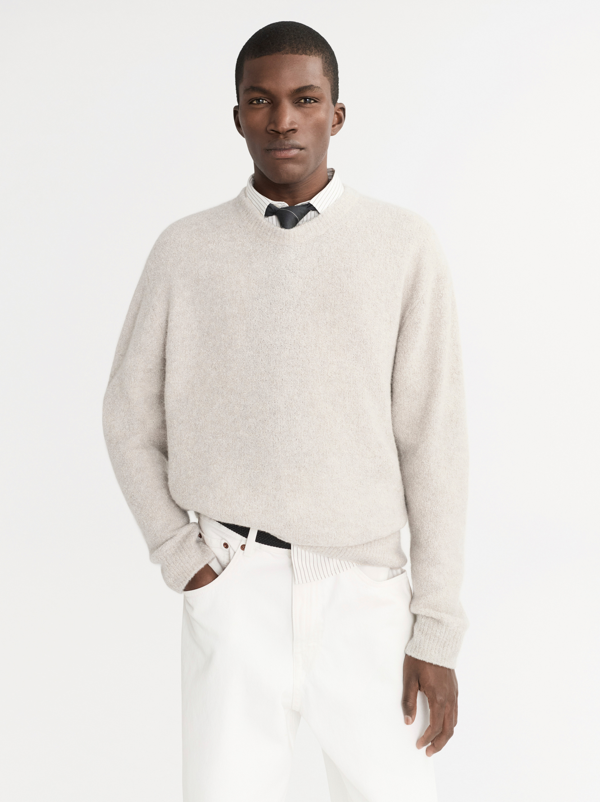 Men's Boucle Crewneck 2
