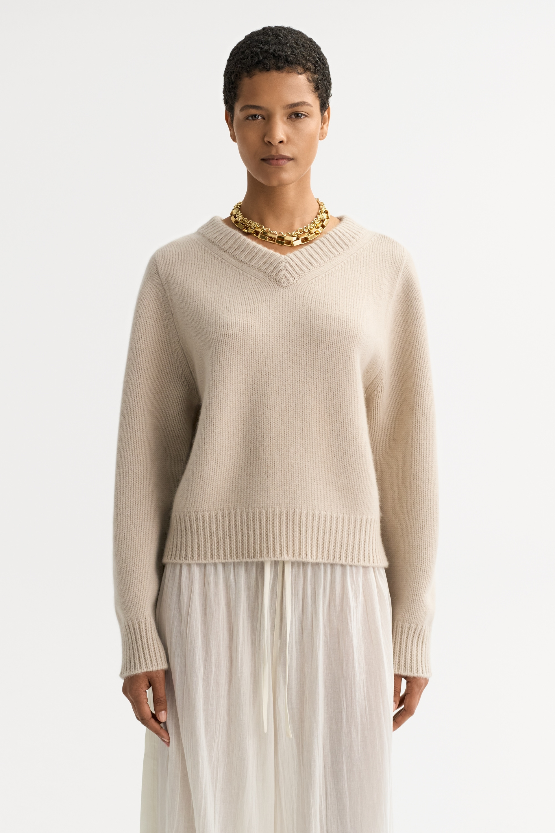 Chunky v-neck 2