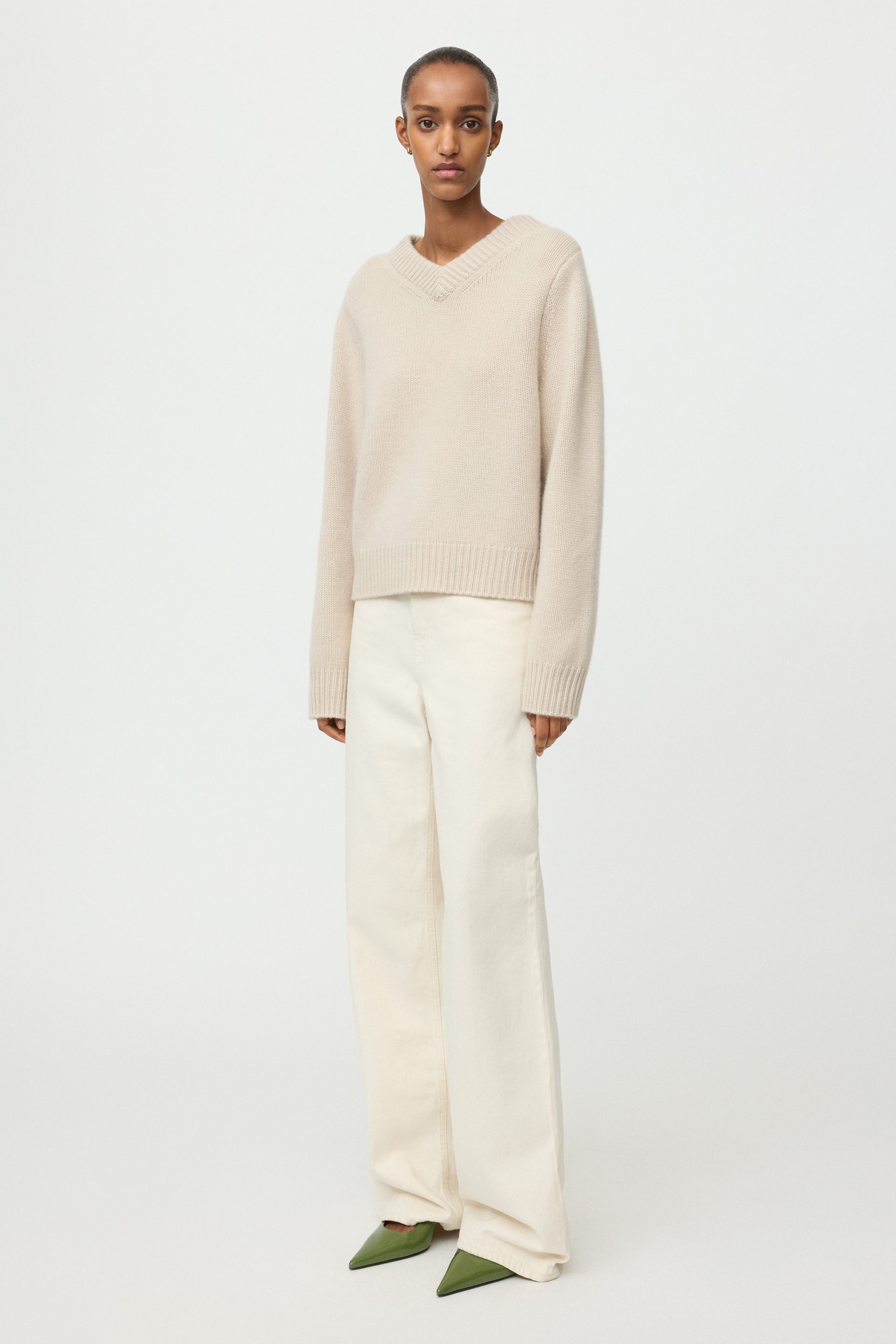 Chunky v-neck 0