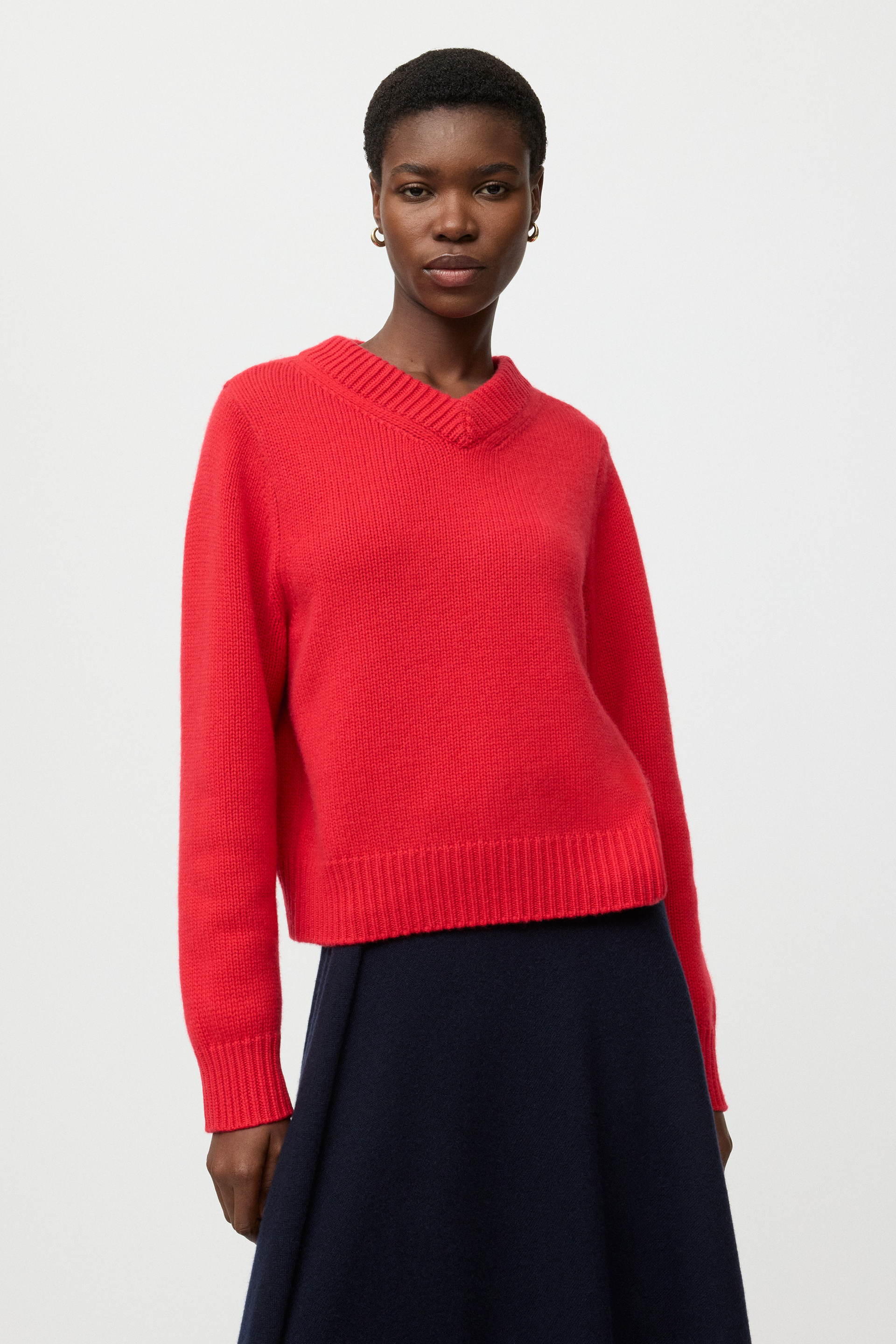 Chunky v-neck 0