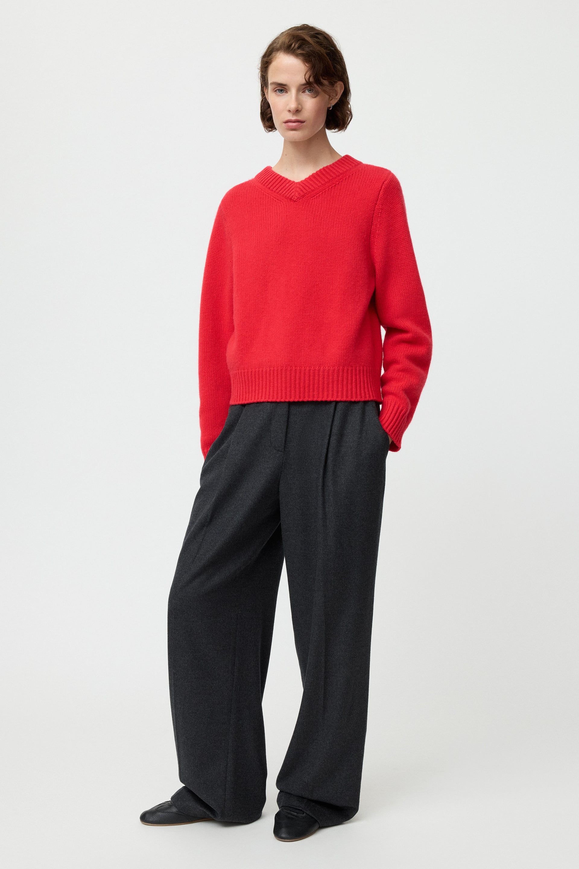 Chunky v-neck 0