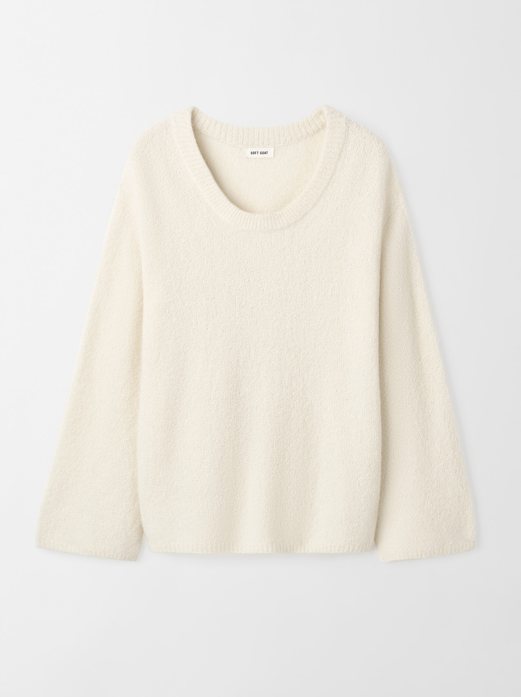 roughlow 美品 boucle short Knit オフホワイト roughlow bouclé short knit (offwhite) ニット/セーター roughlow