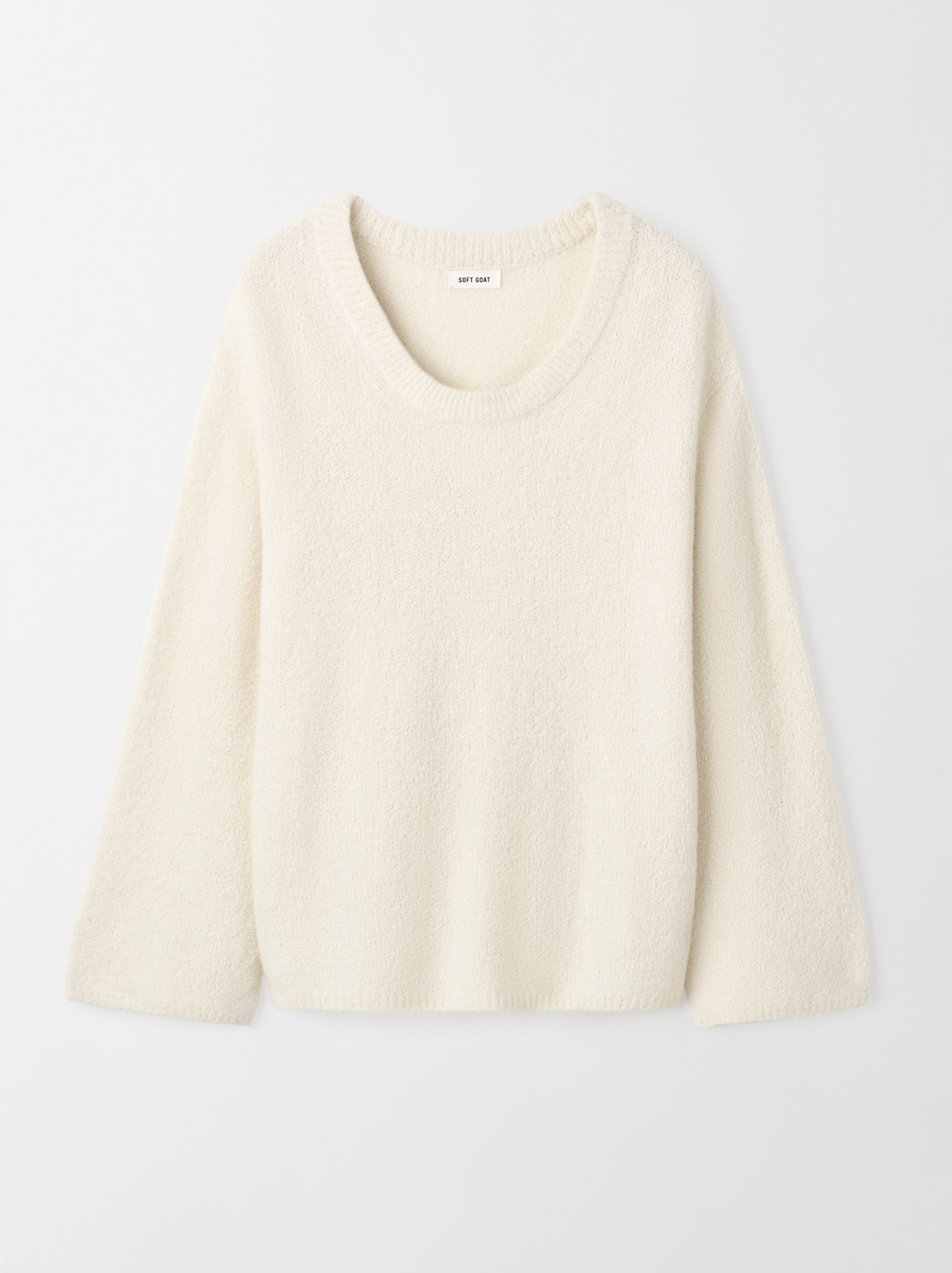 Boucle crewneck Ivory 1