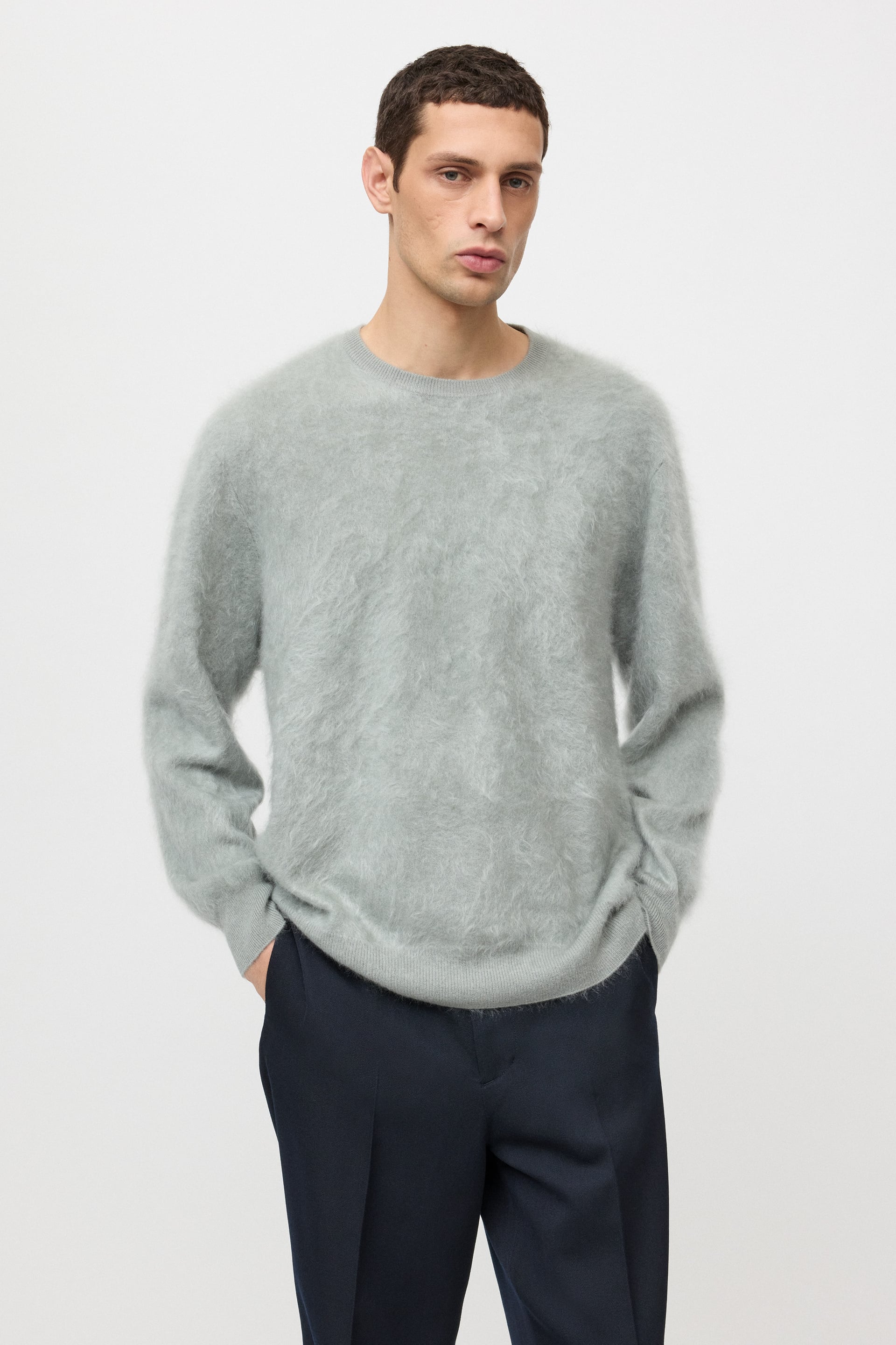 Men's brushed crewneck 2