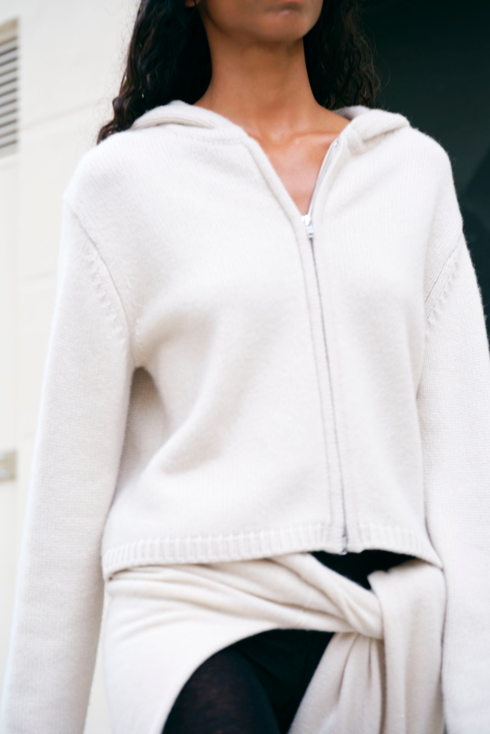 epine é shaggy knit zipper hoodie ivory Amazon.com: Zip Up Hoodie Women Solid Color with Pocket