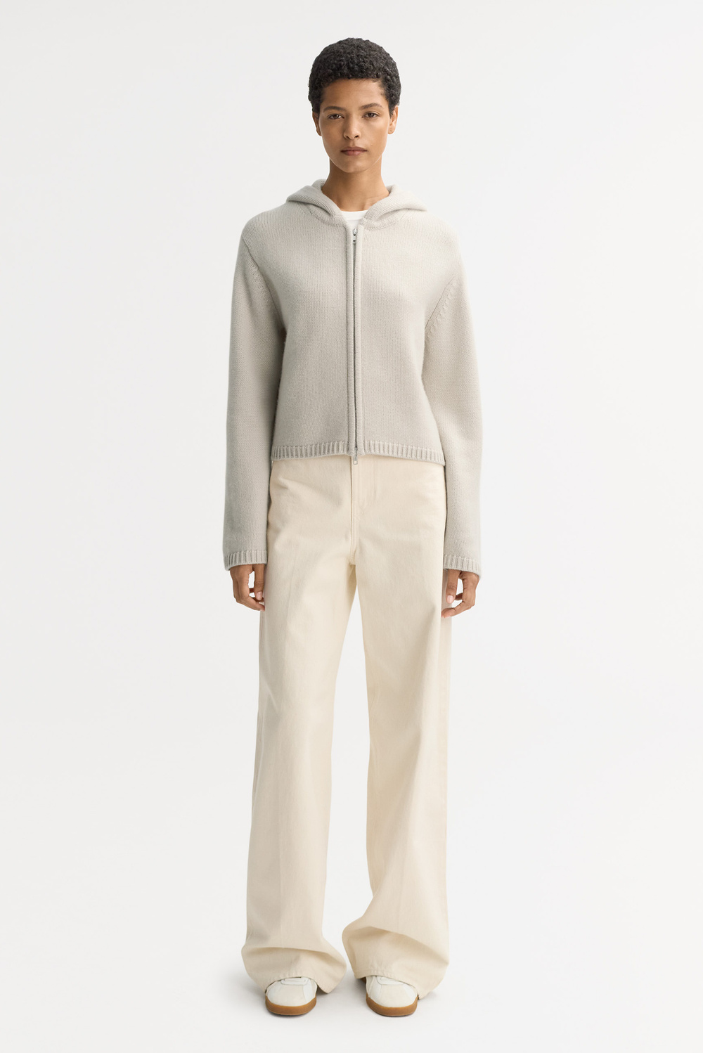 Chunky hoodie - Hoodies - Chalk | Soft Goat