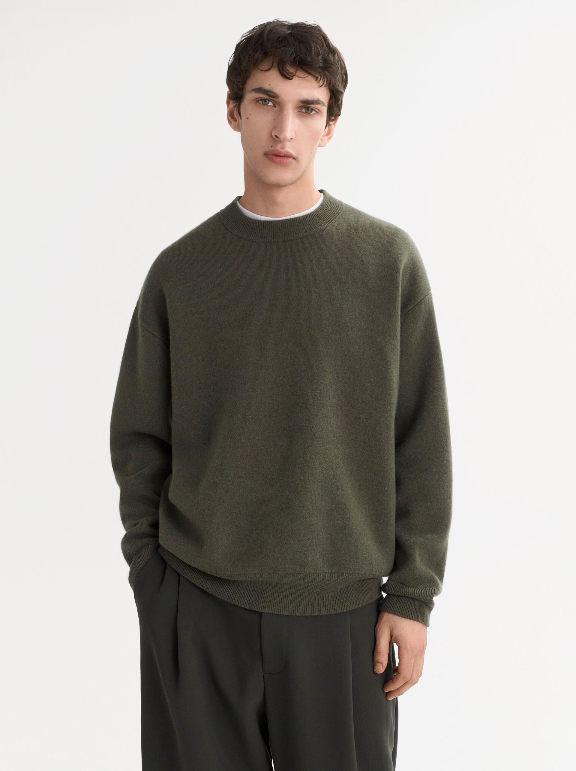 Men's Double Faced Crewneck 2