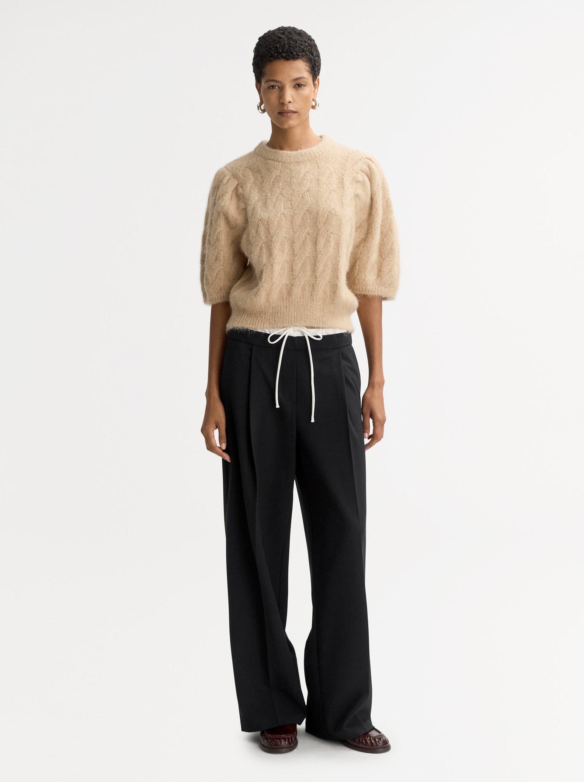 Alpaca top Light Camel 2