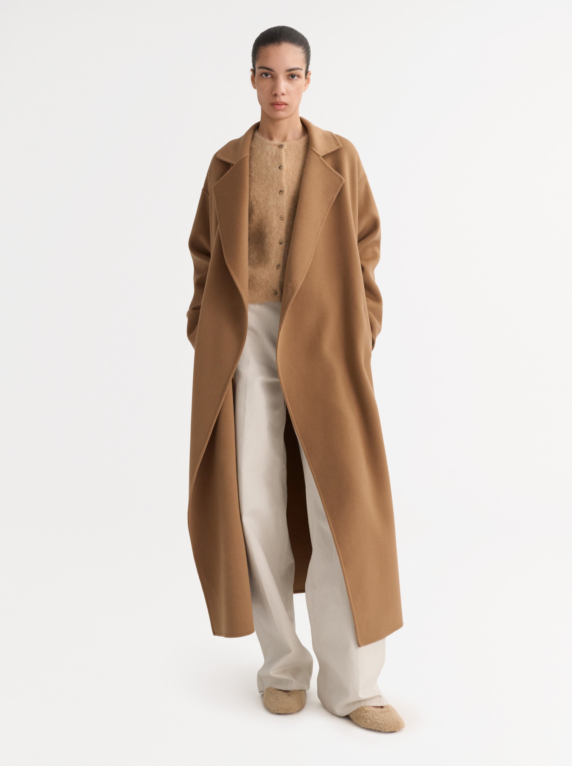 Oversized coat Camel 2