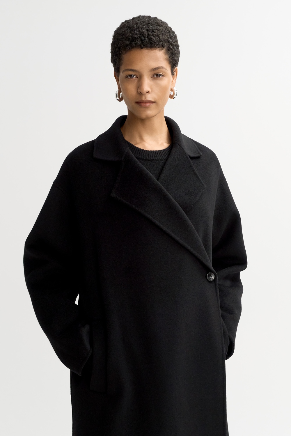 Oversized coat - Jackets & Coats - Camel | Soft Goat