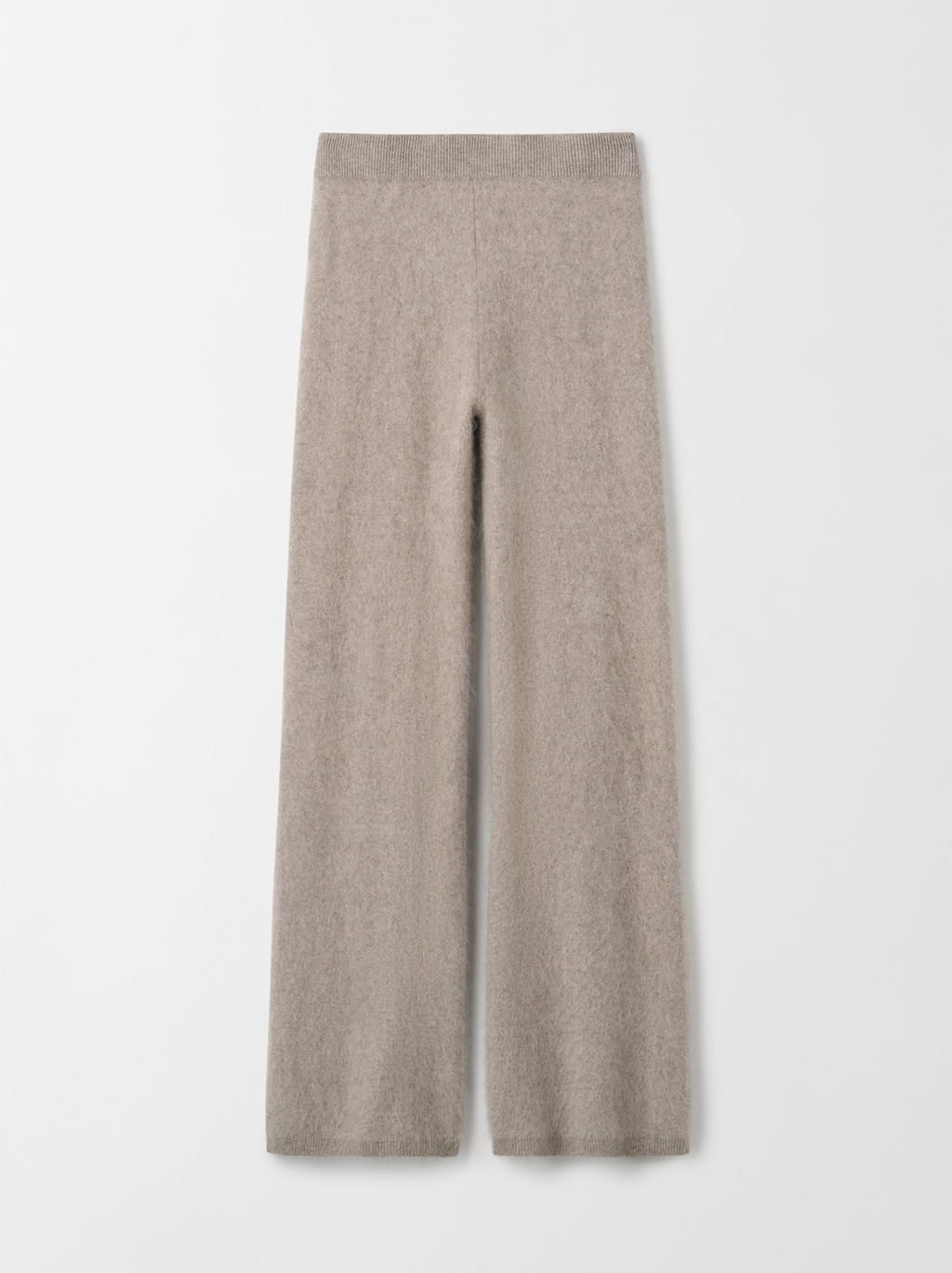 Brushed pants - Pants - Greige | Soft Goat