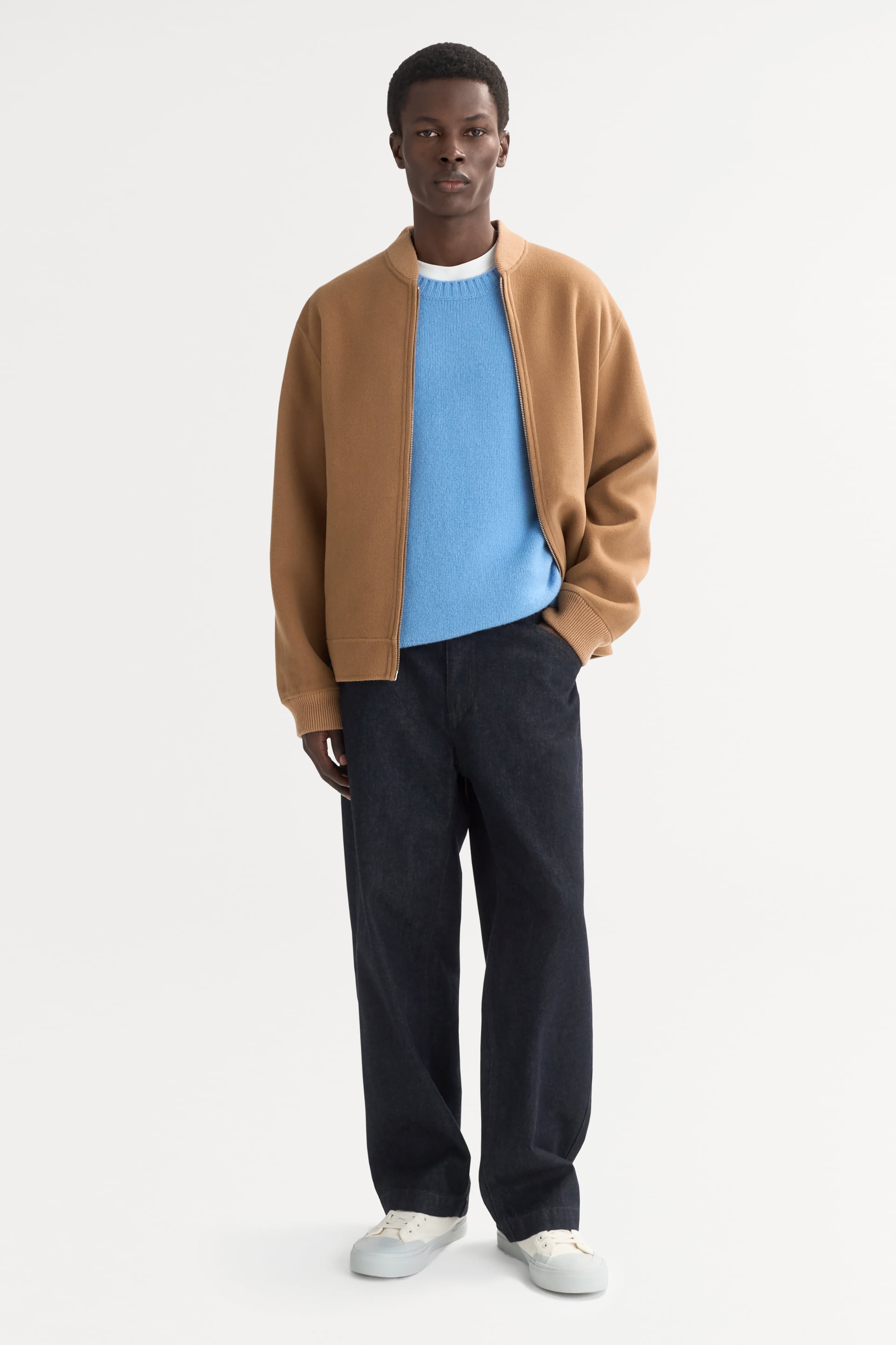 Men's bomber jacket Camel 2