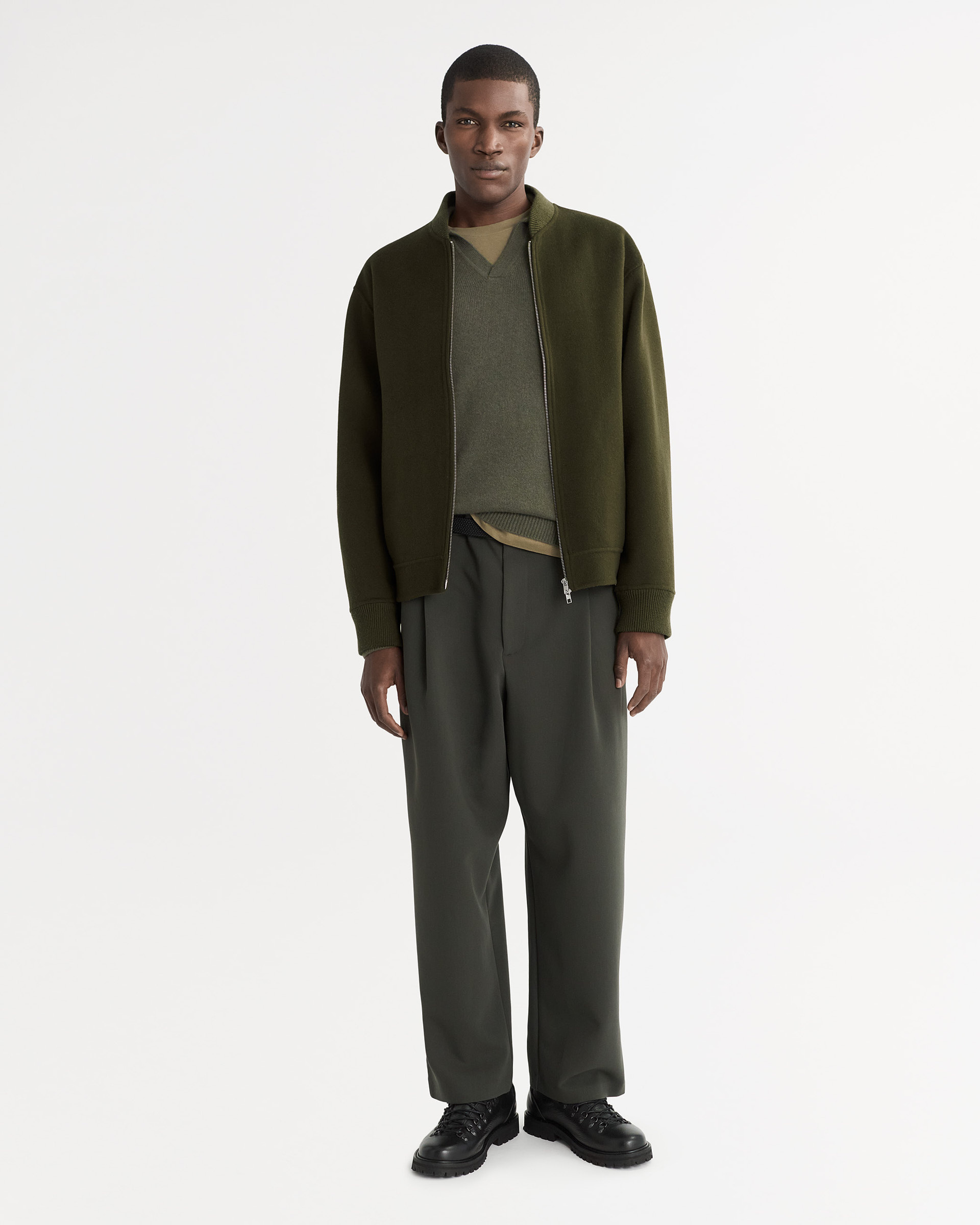 Men's Bomber Jacket Olive 2