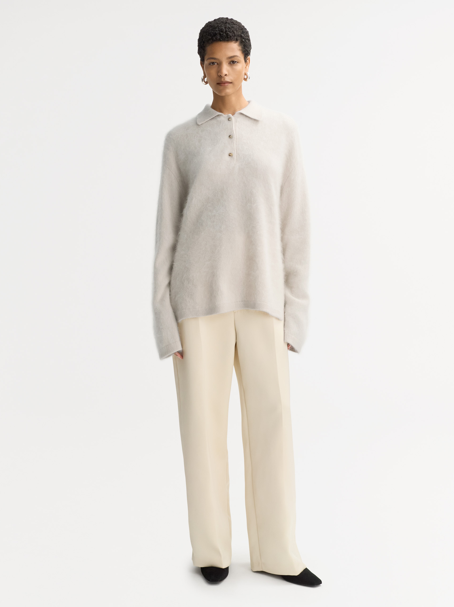 Brushed polo shirt 2