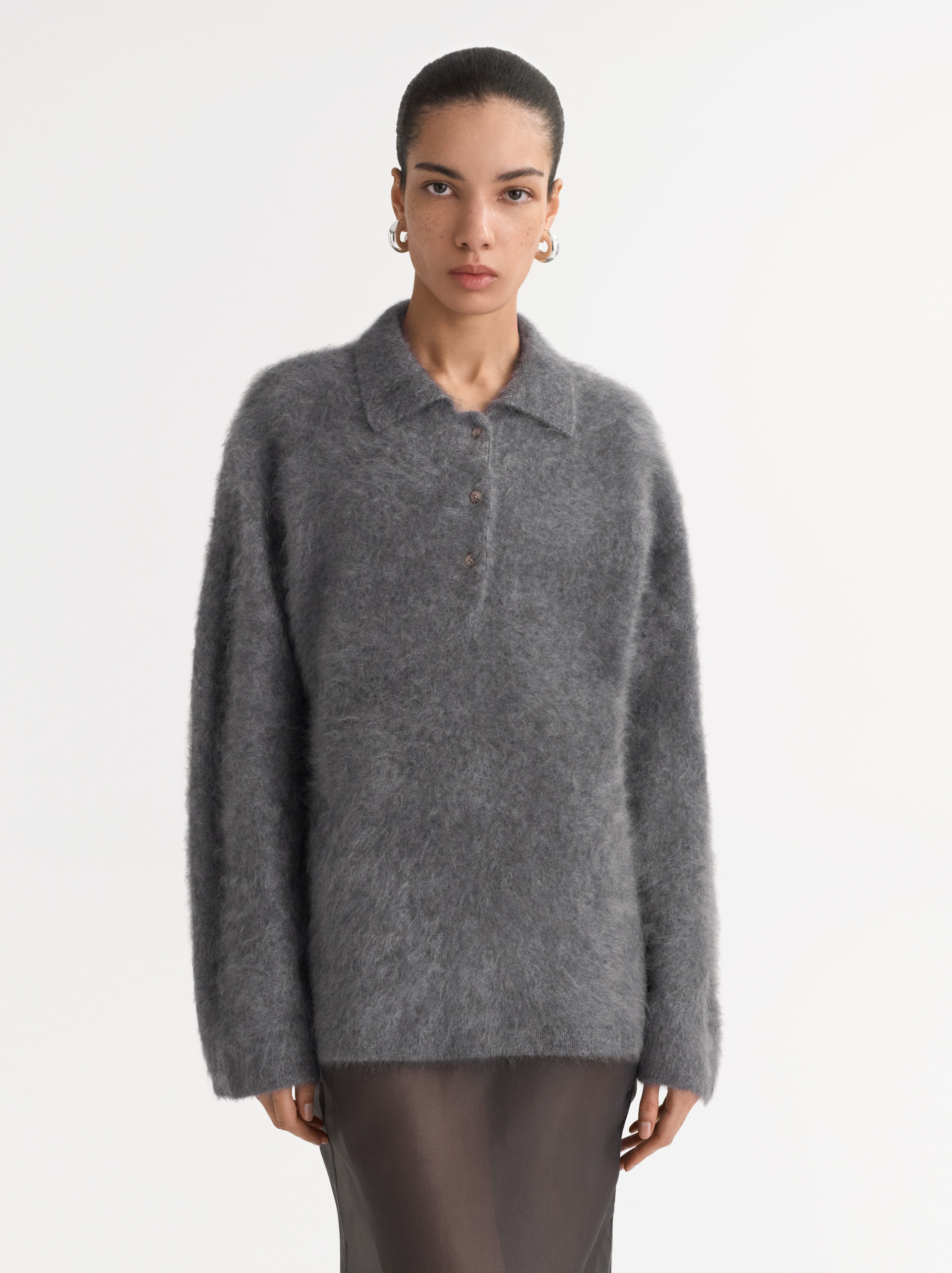 Brushed polo shirt 2