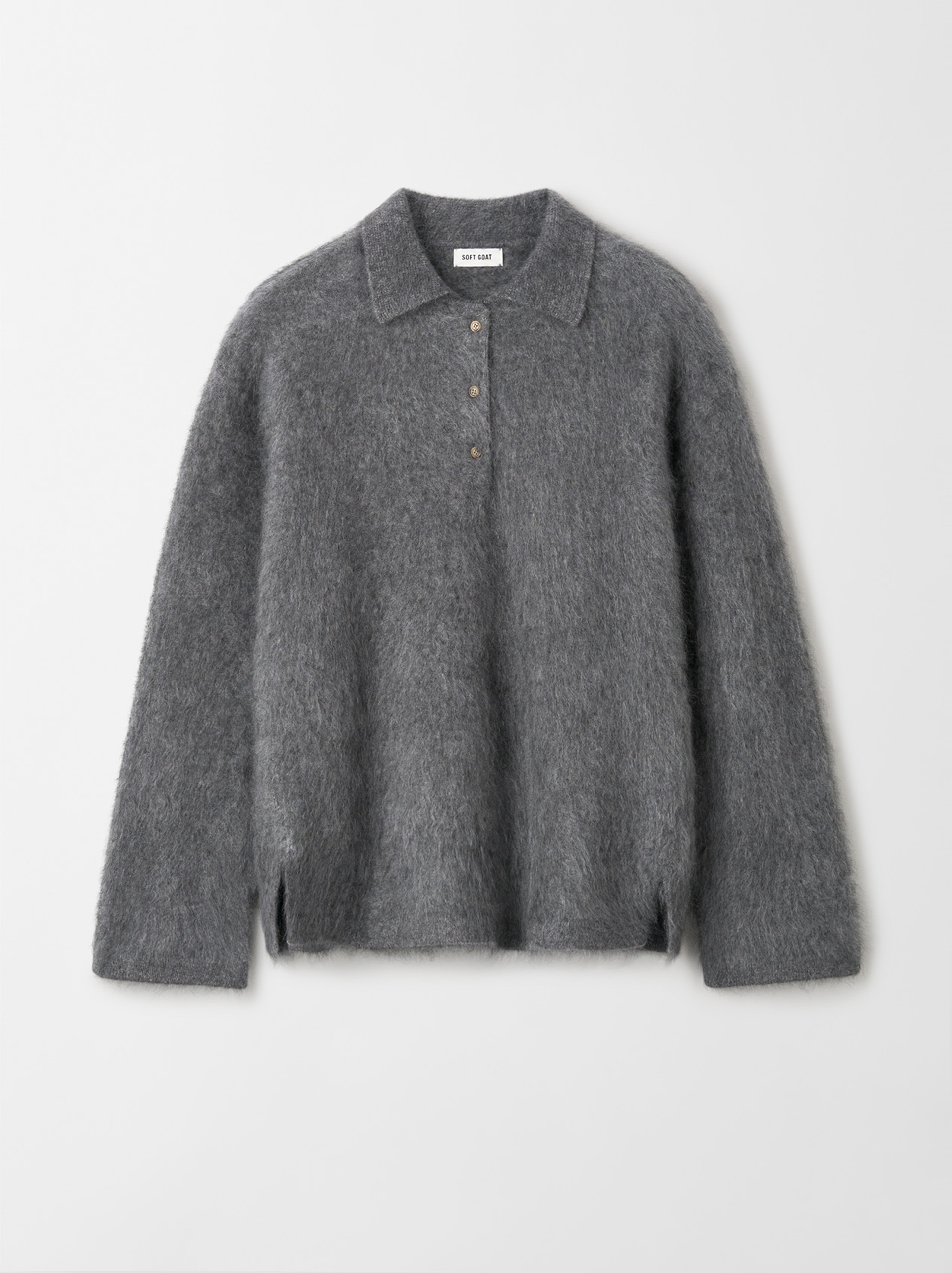 Brushed polo shirt 1