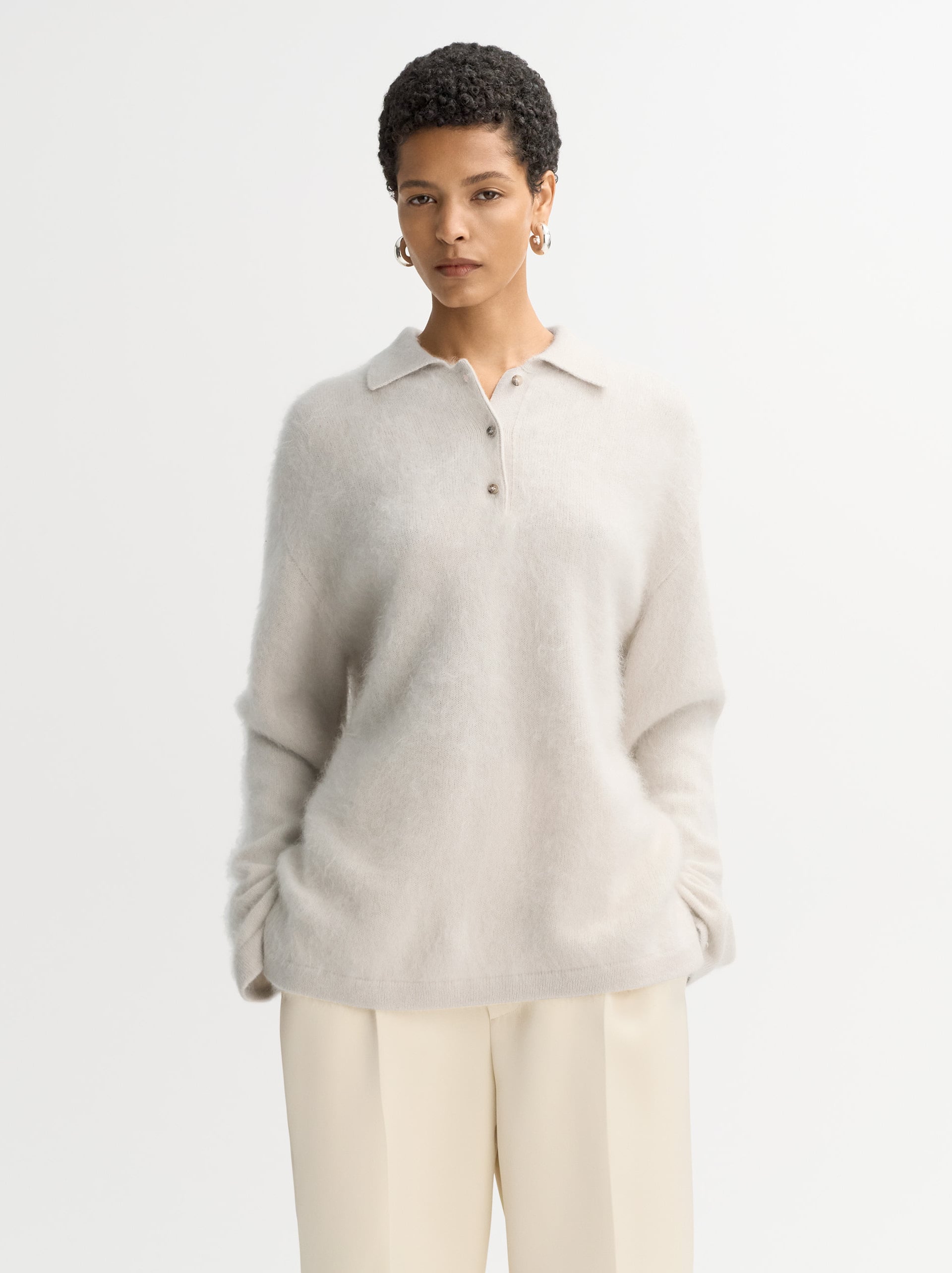Brushed polo shirt 0