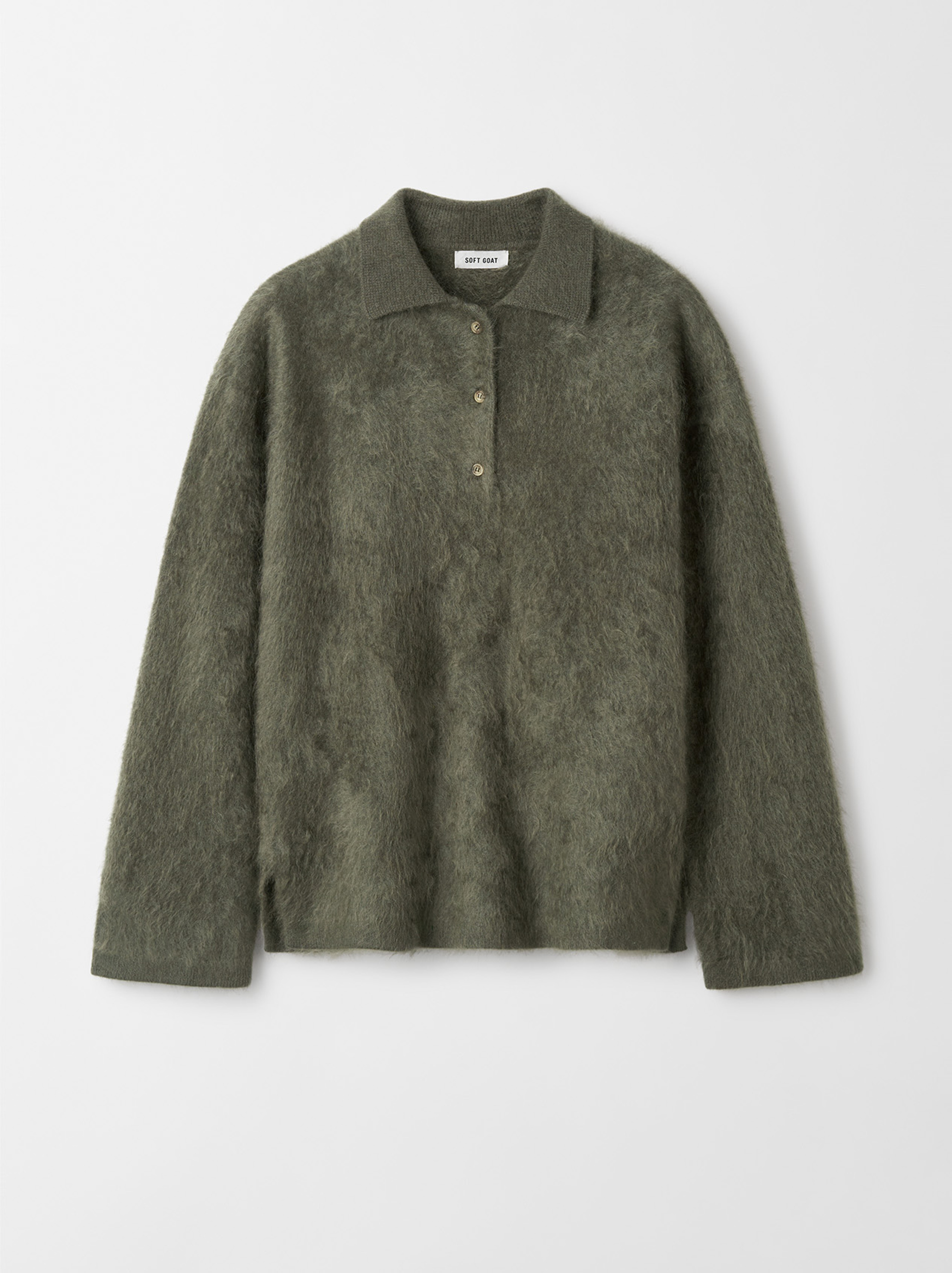 Brushed polo shirt 1