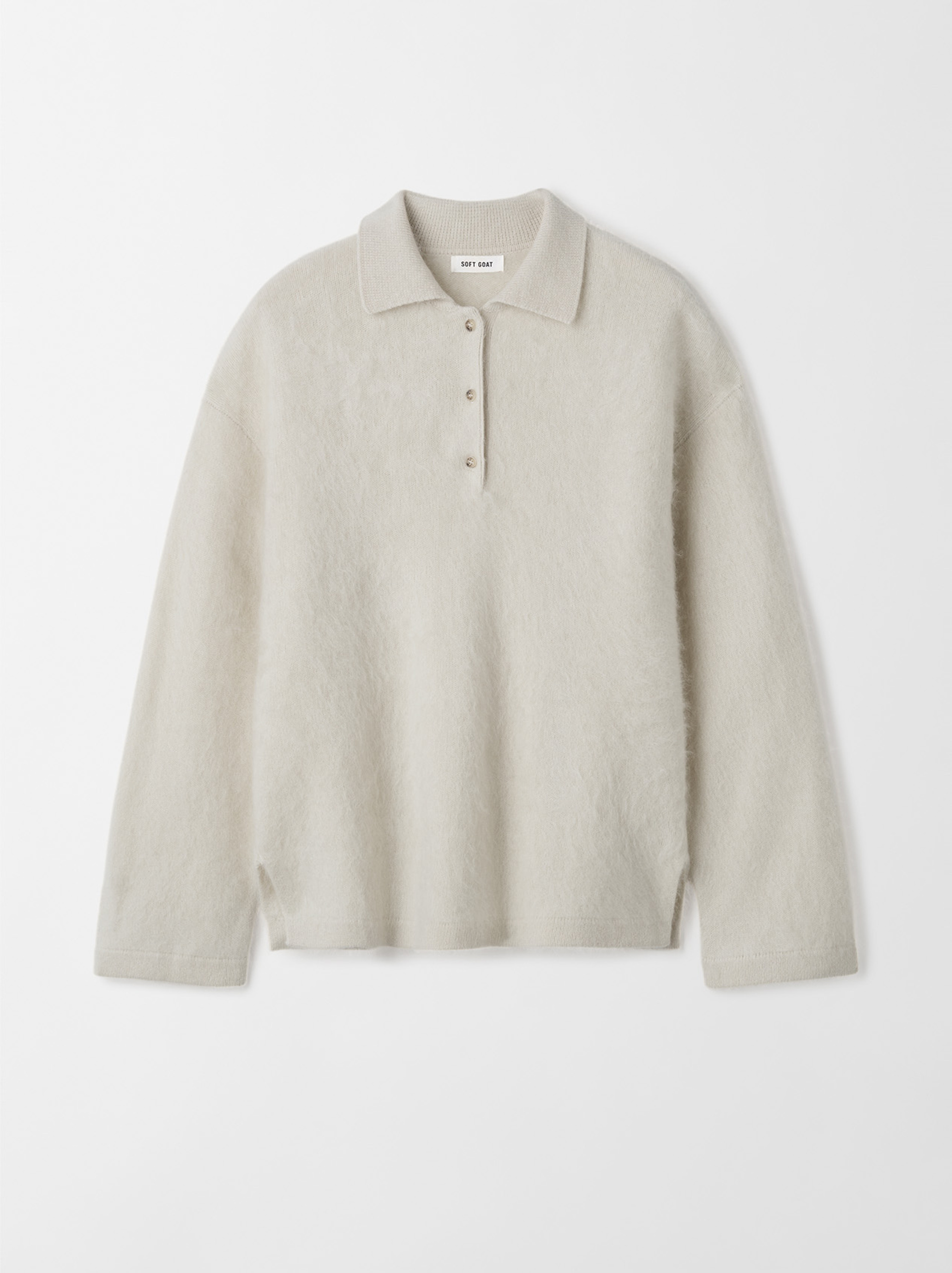 Brushed polo shirt 1