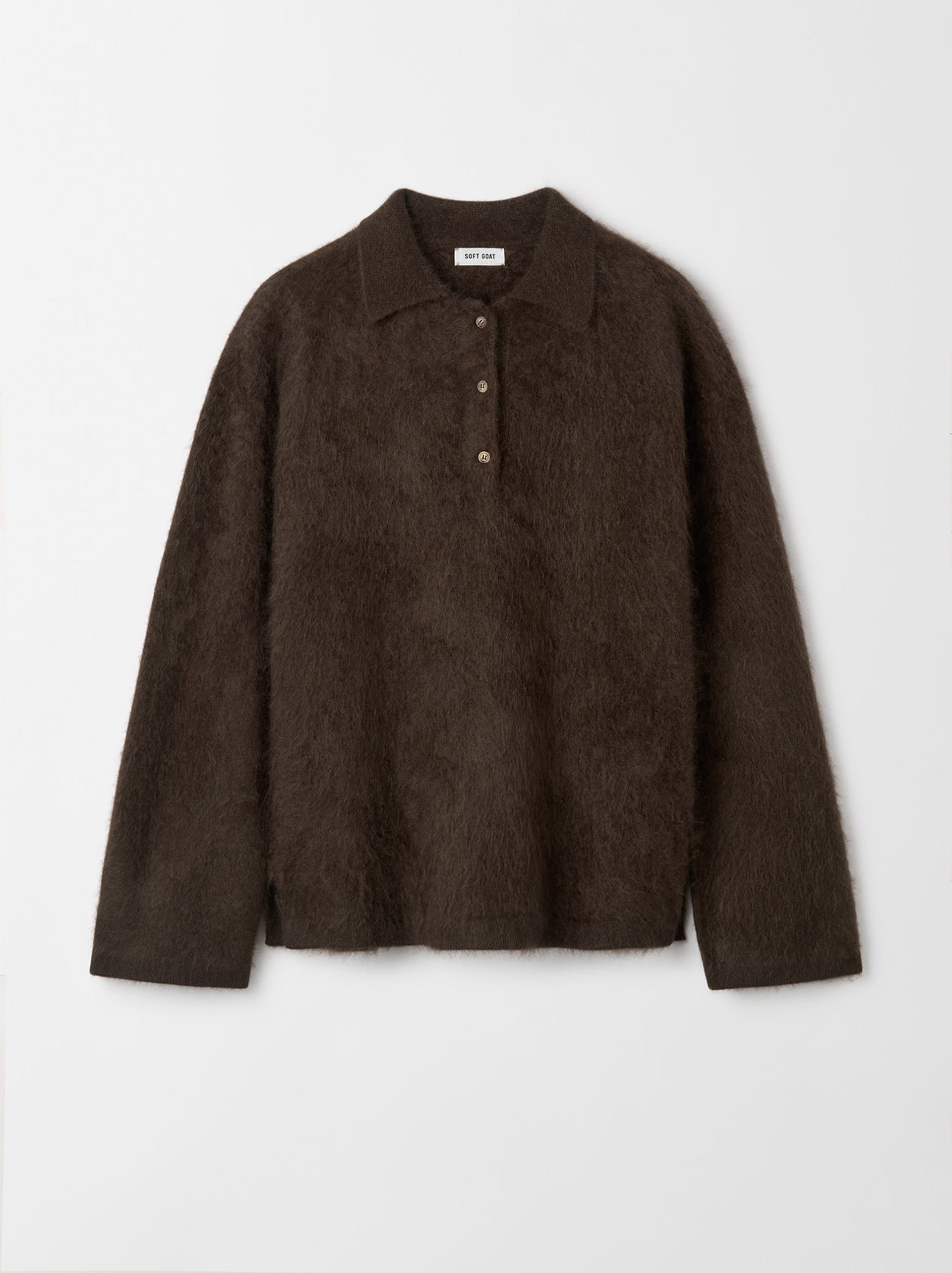 Brushed polo shirt 1