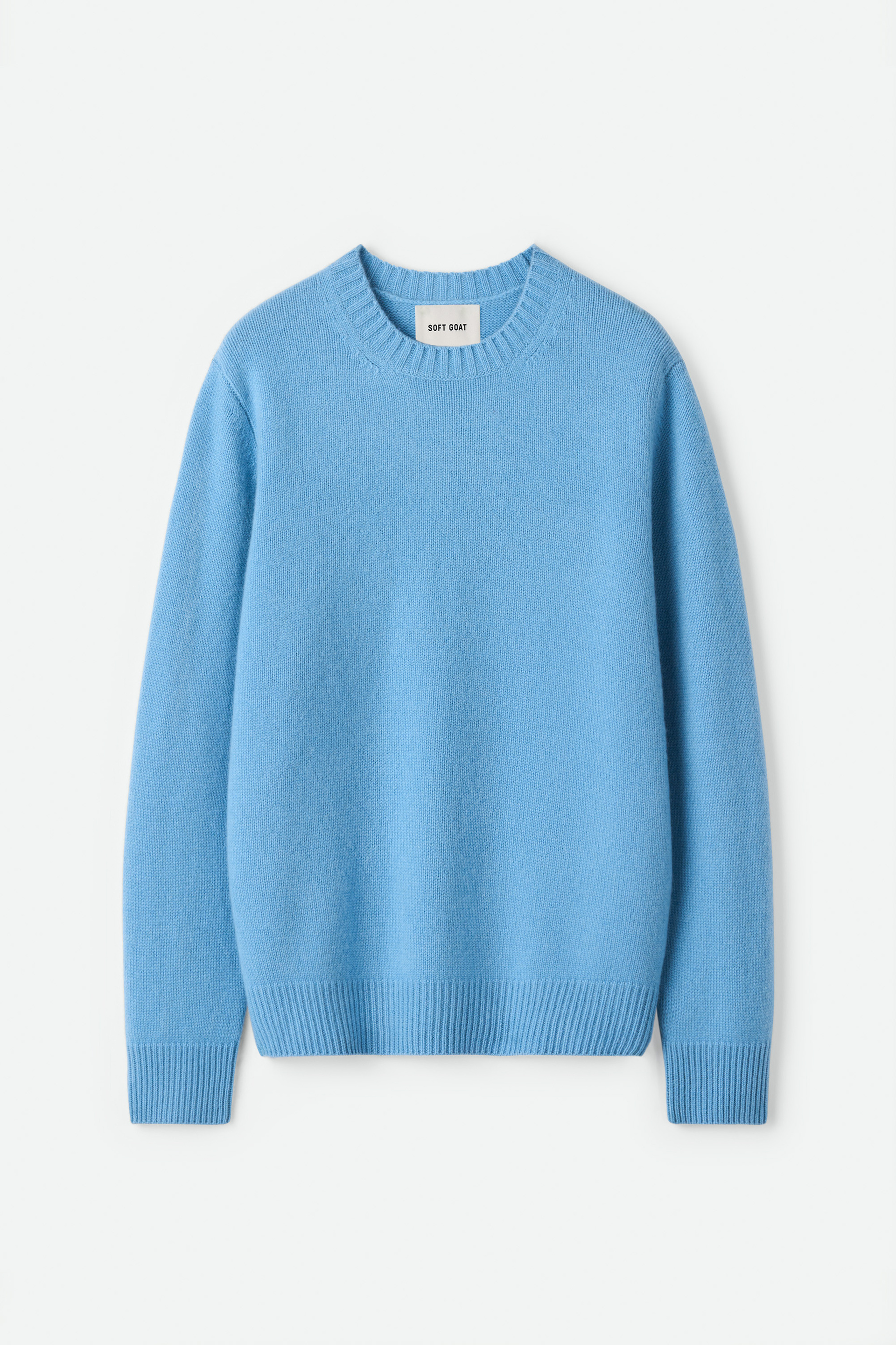 Men's chunky crewneck Azure 1