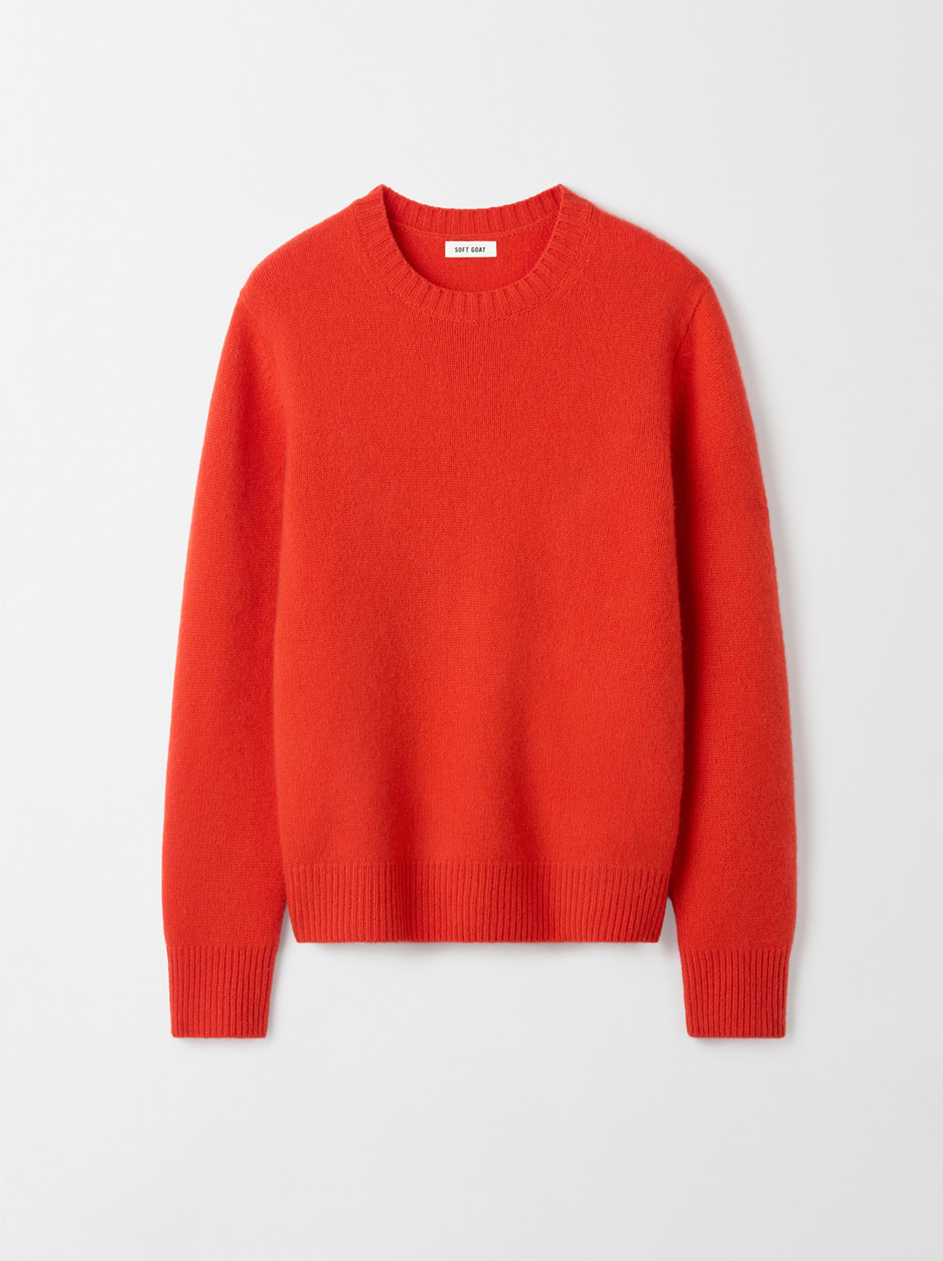 Men's Chunky Crewneck Tangerine 1