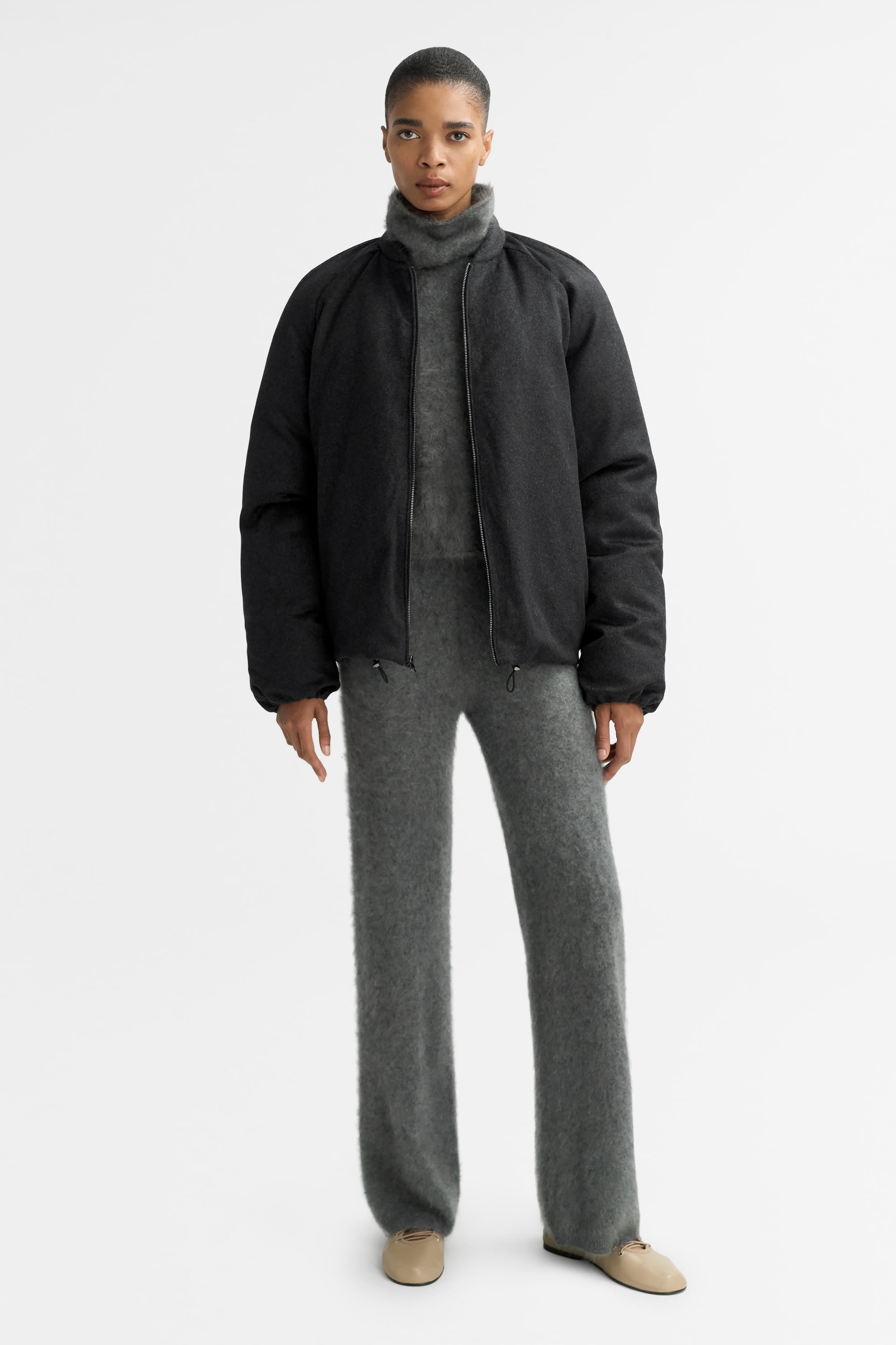 Padded bomber jacket 0