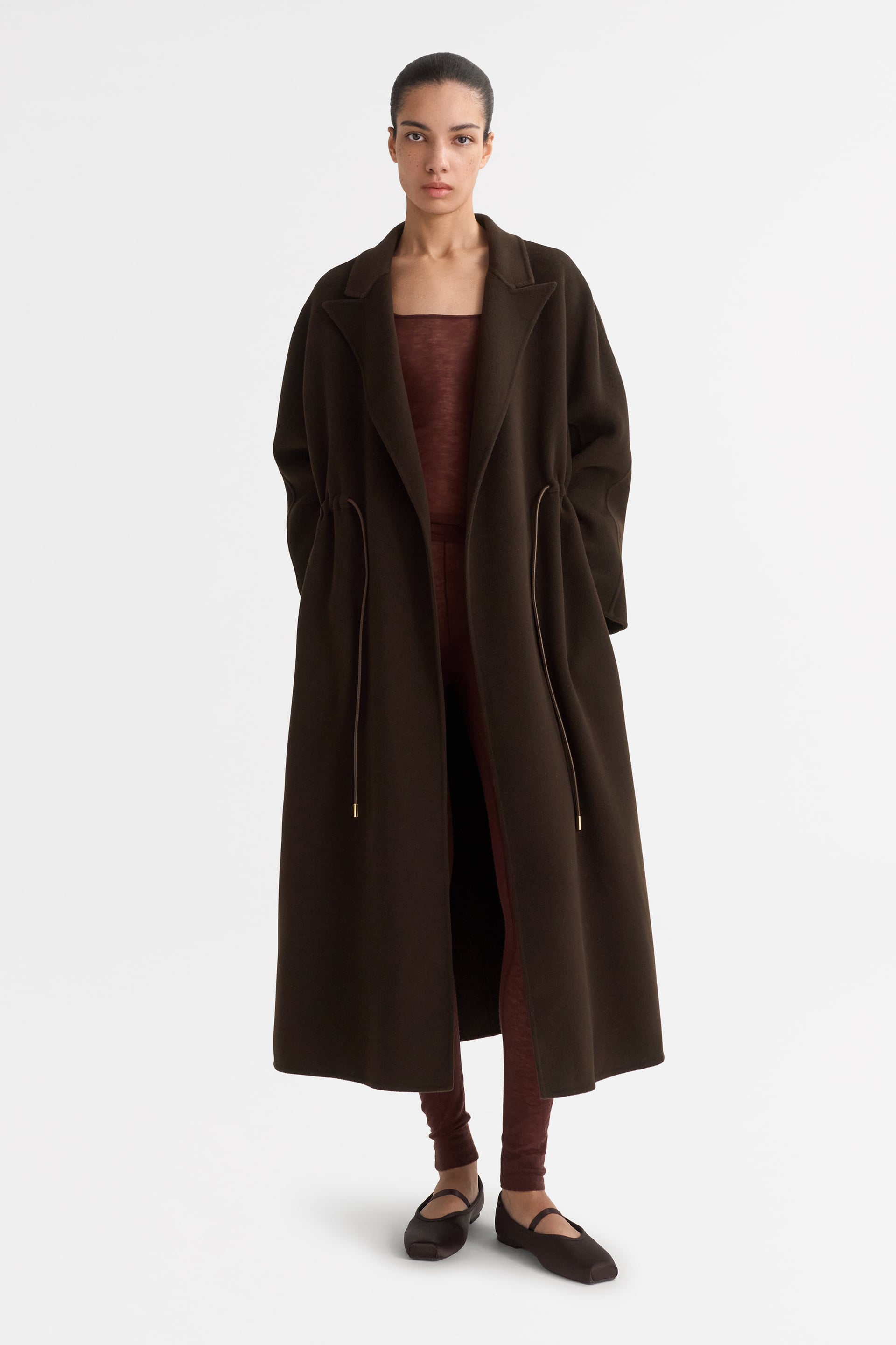 Drawstring coat 0