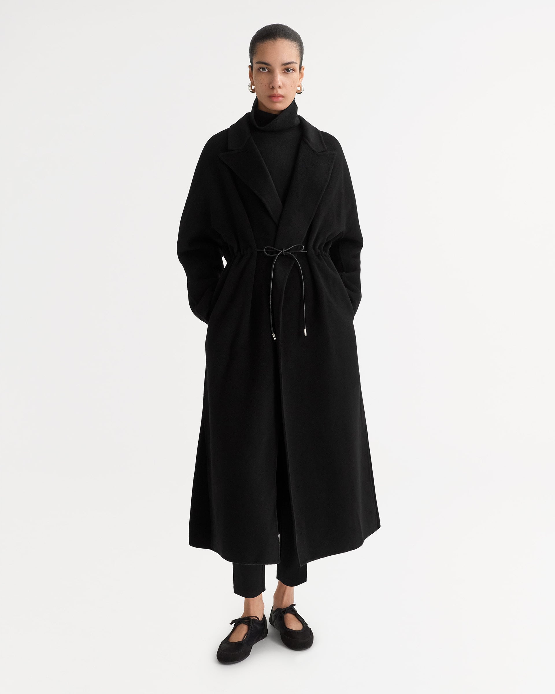 Drawstring coat 0