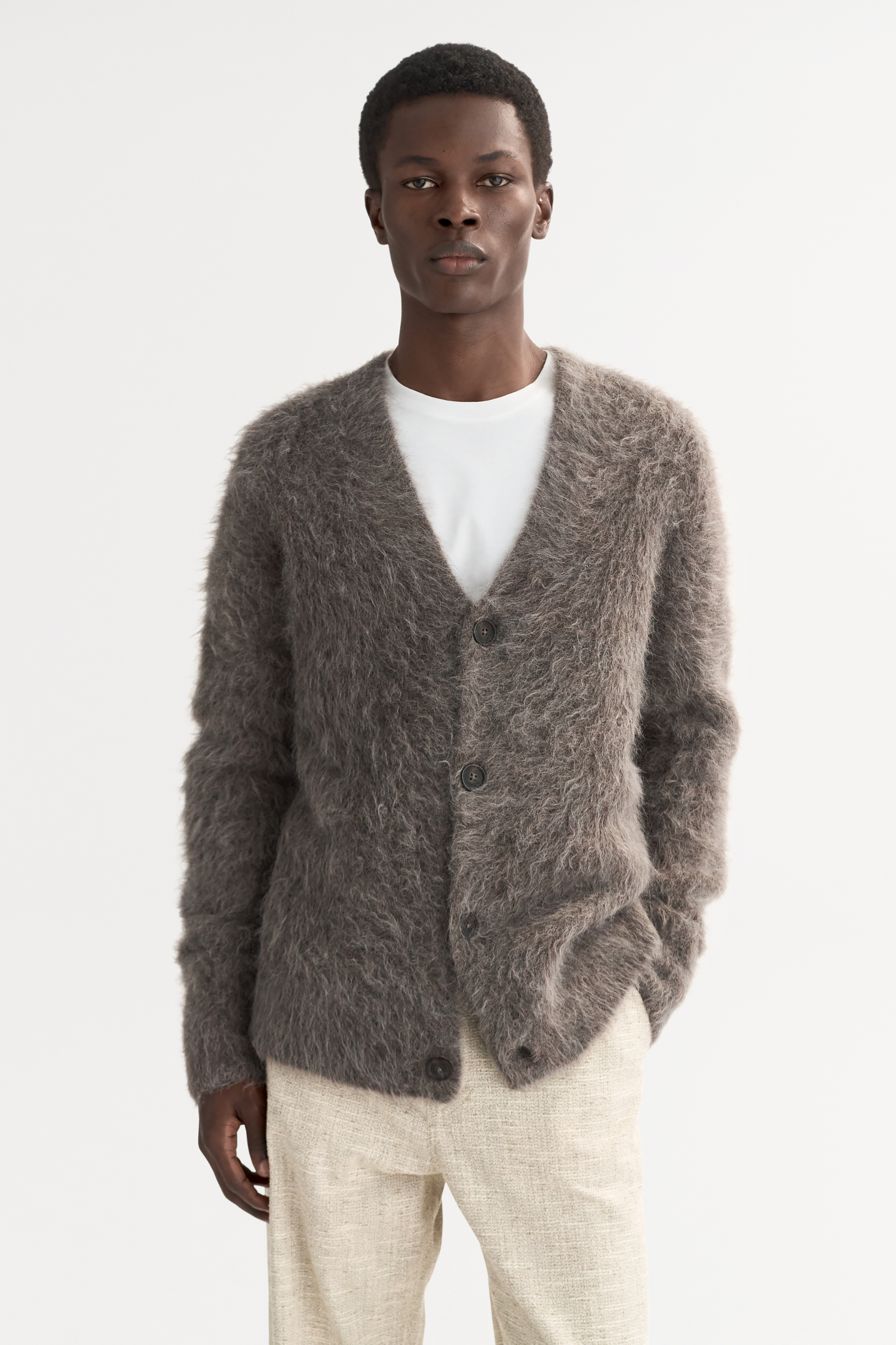 Men's Alpaca Cardigan 2