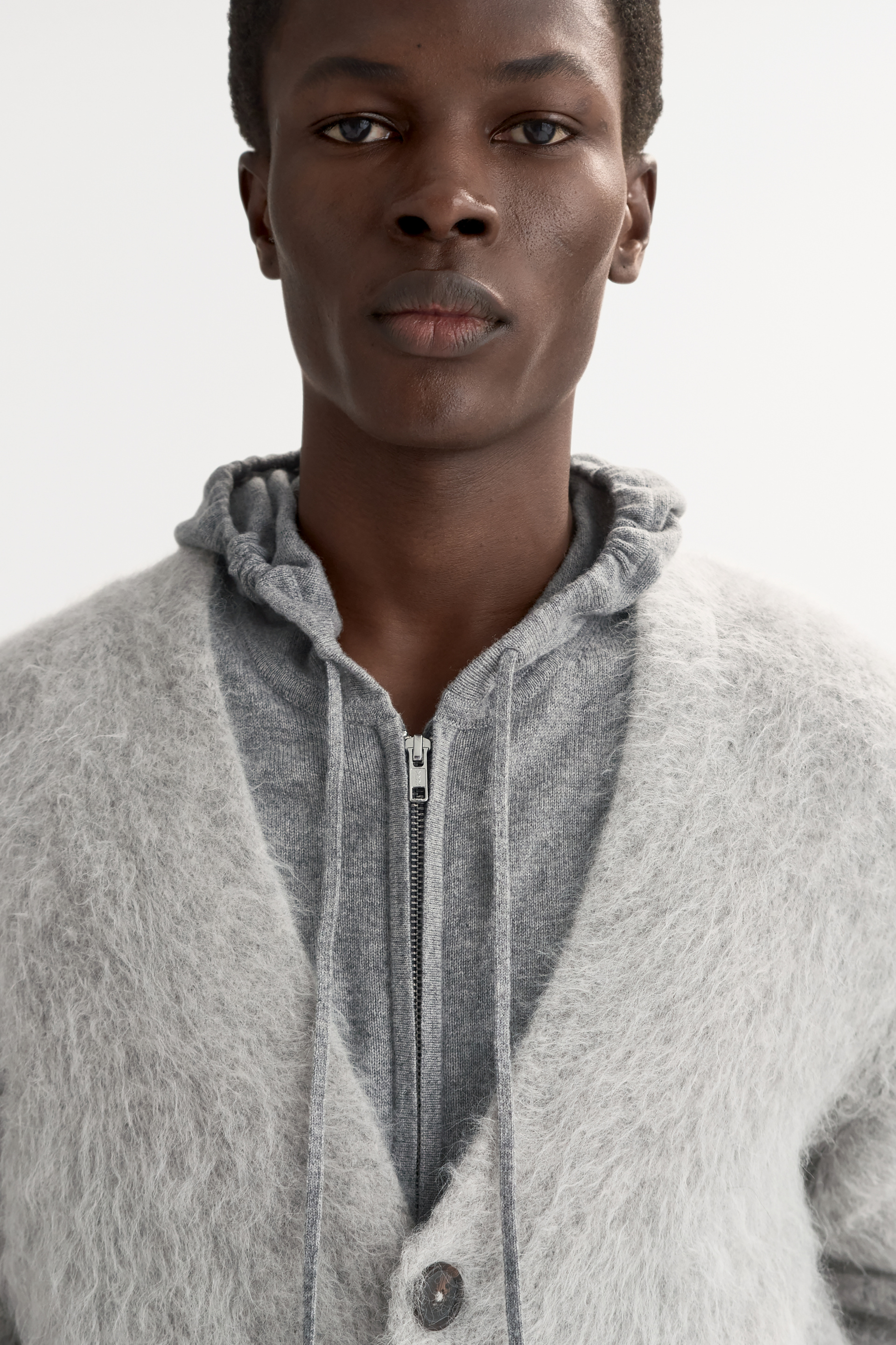 Men's alpaca cardigan 4