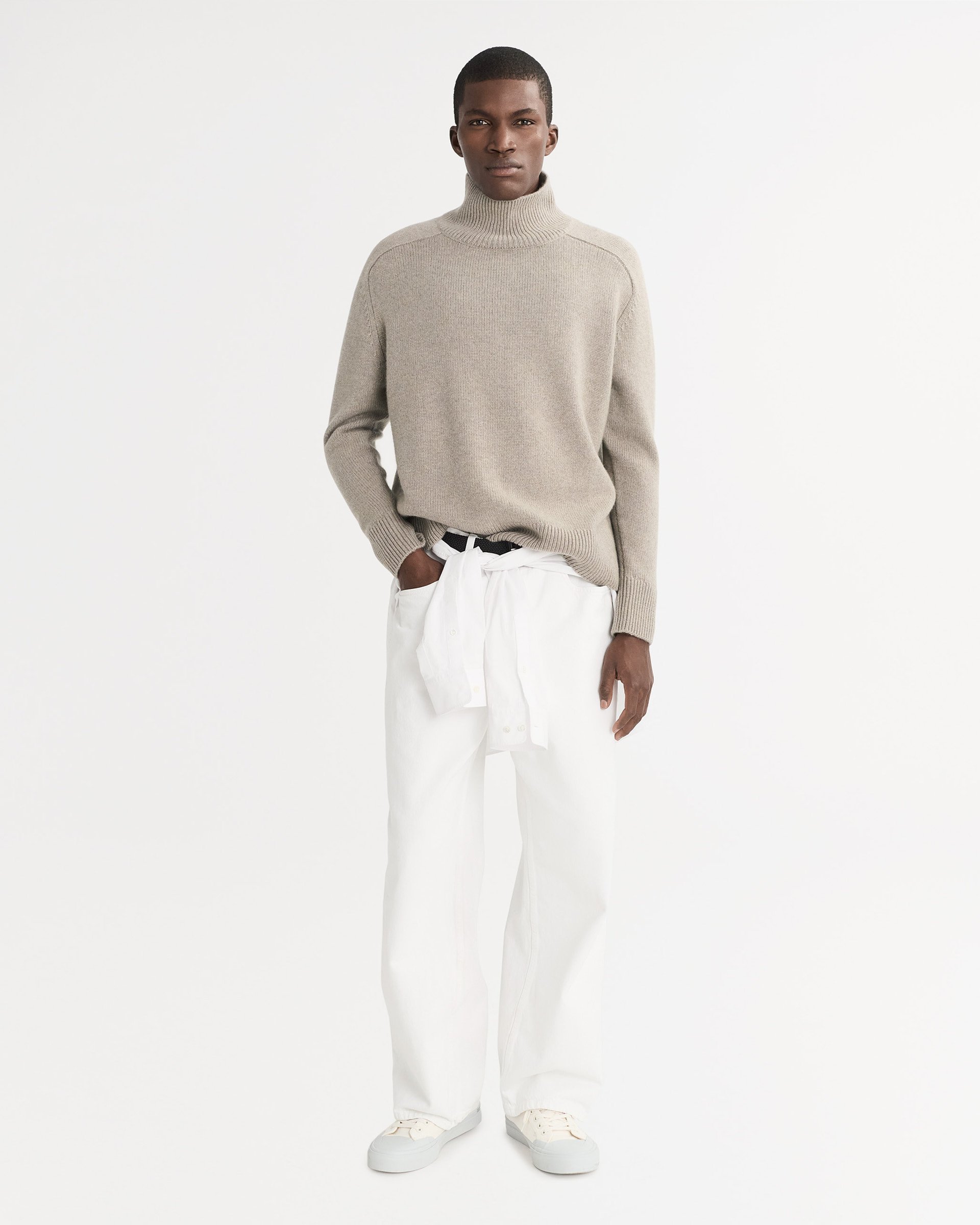 Men's Turtleneck Greige 2