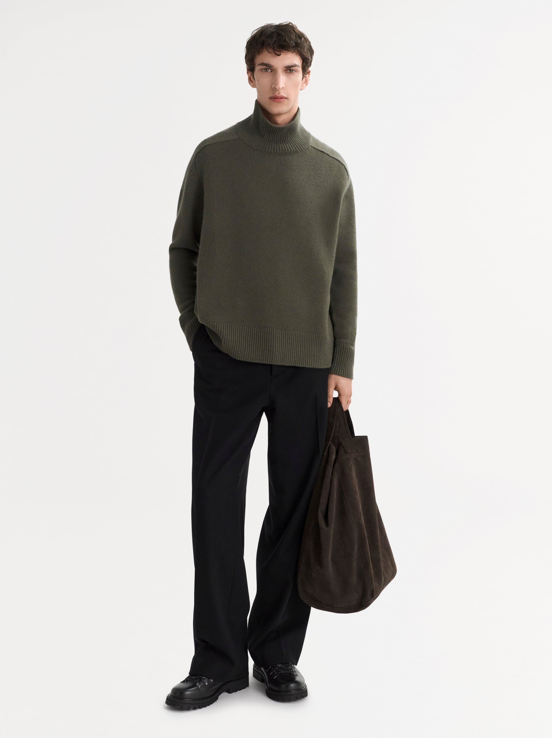 Men's Turtleneck Olive 2