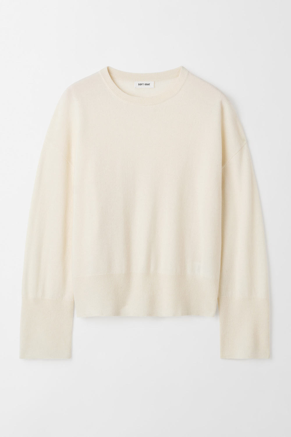 タグつき未使用　GOODGRIEF Cashmere Logo Knit P/O タグつき未使用 GOODGRIEF Cashmere Logo Knit P/O - メルカリ