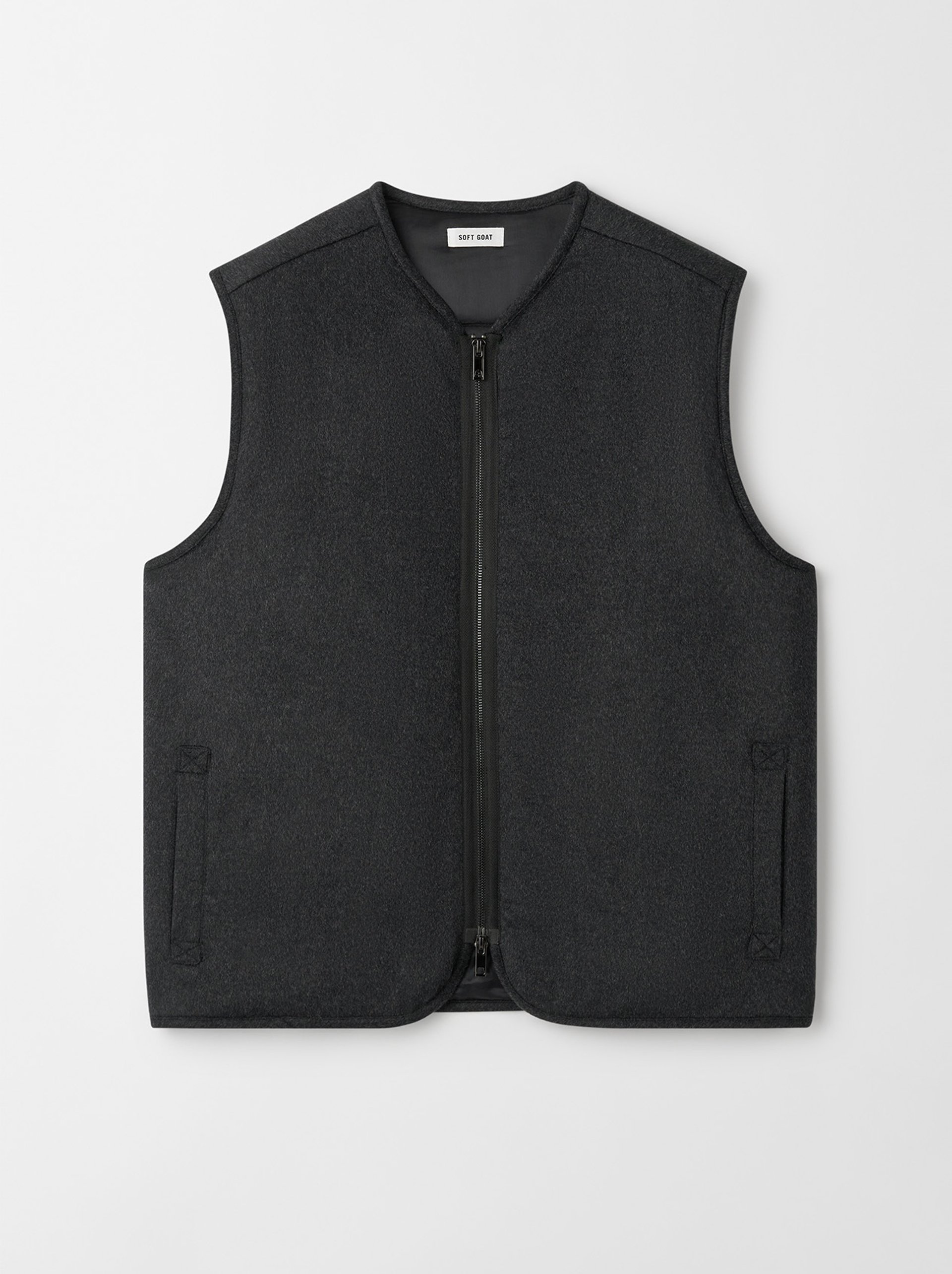 Men's Vest Charcoal 1