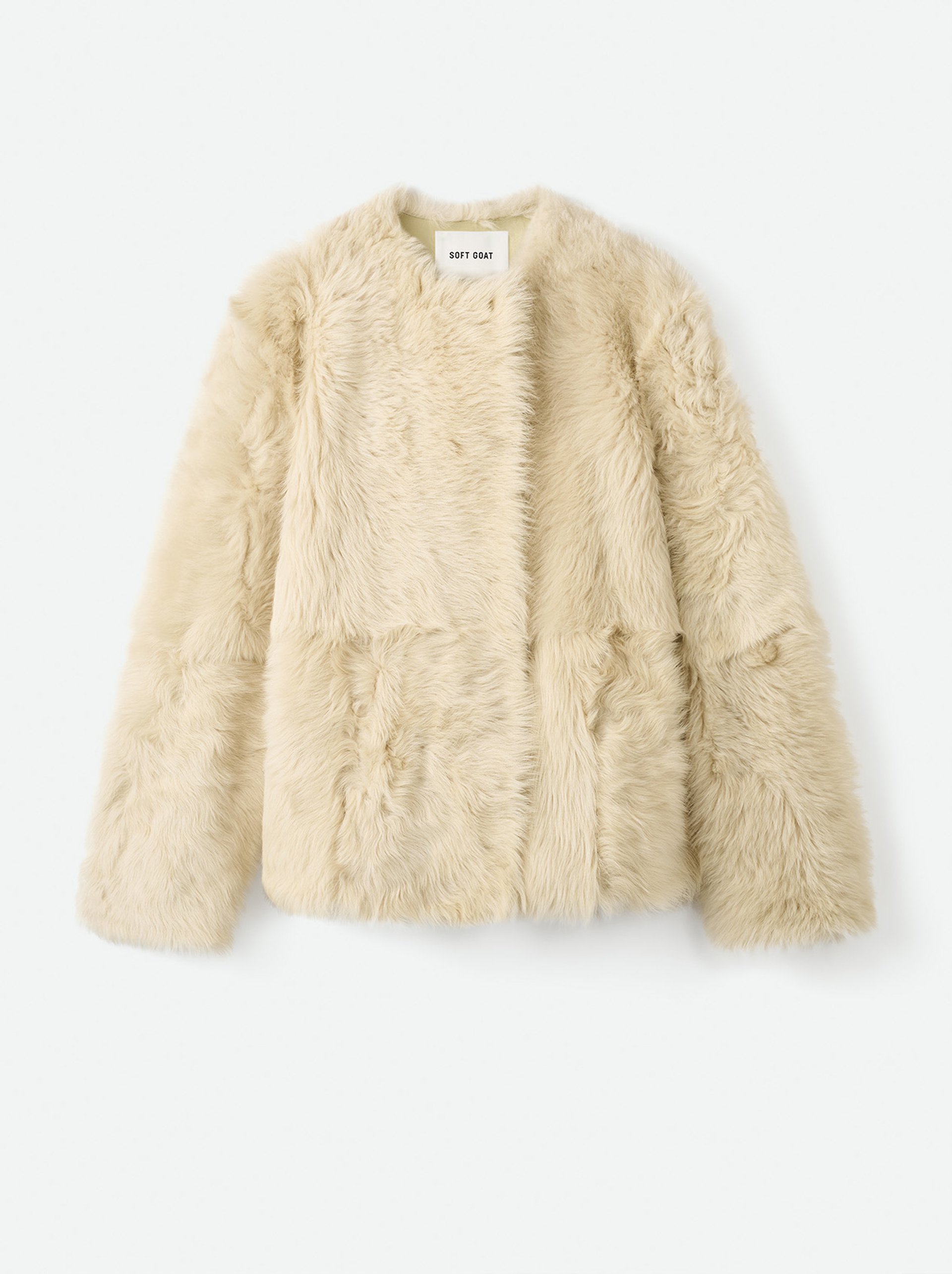Shearling Jacket Chalk 1