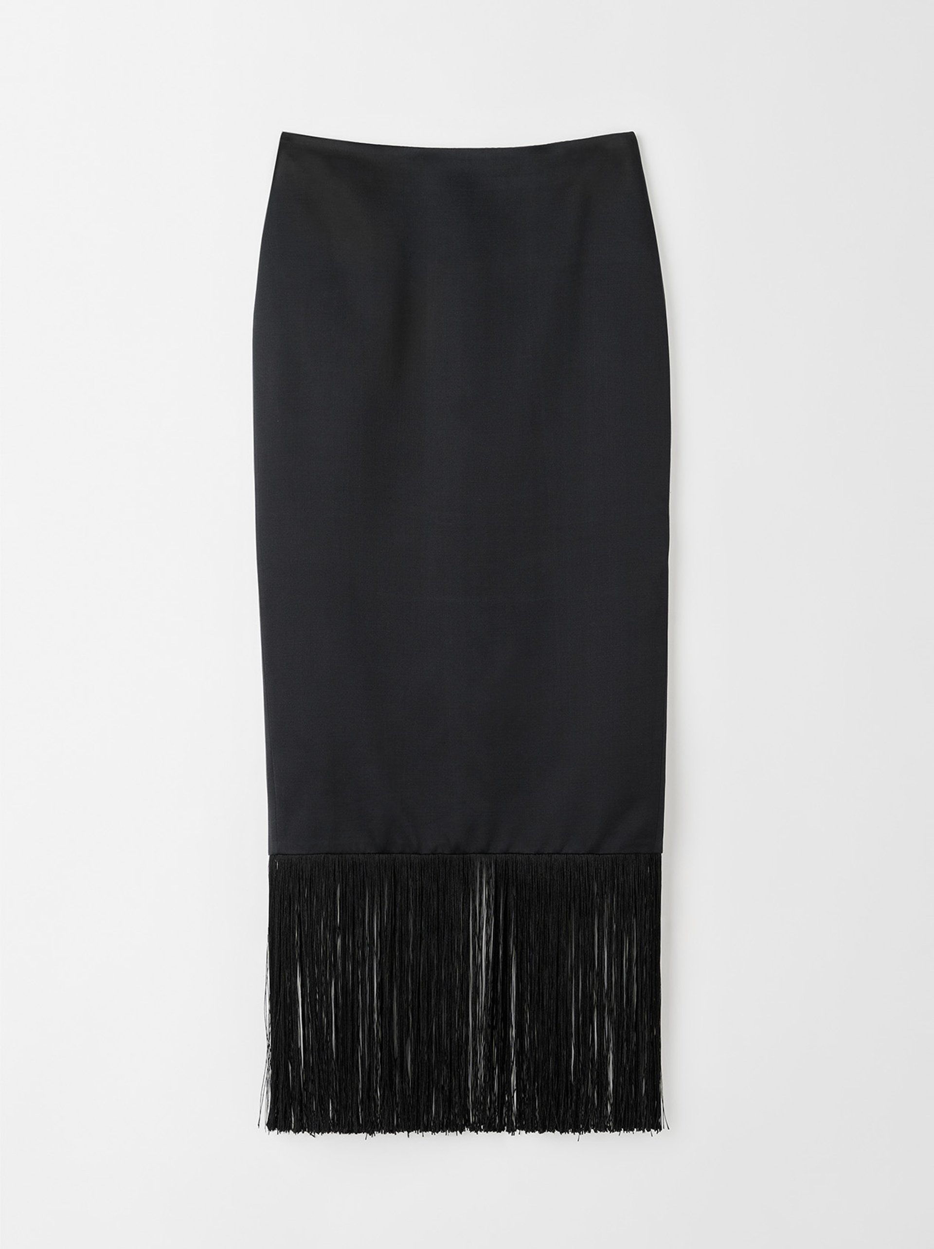 Fringe skirt Black 1