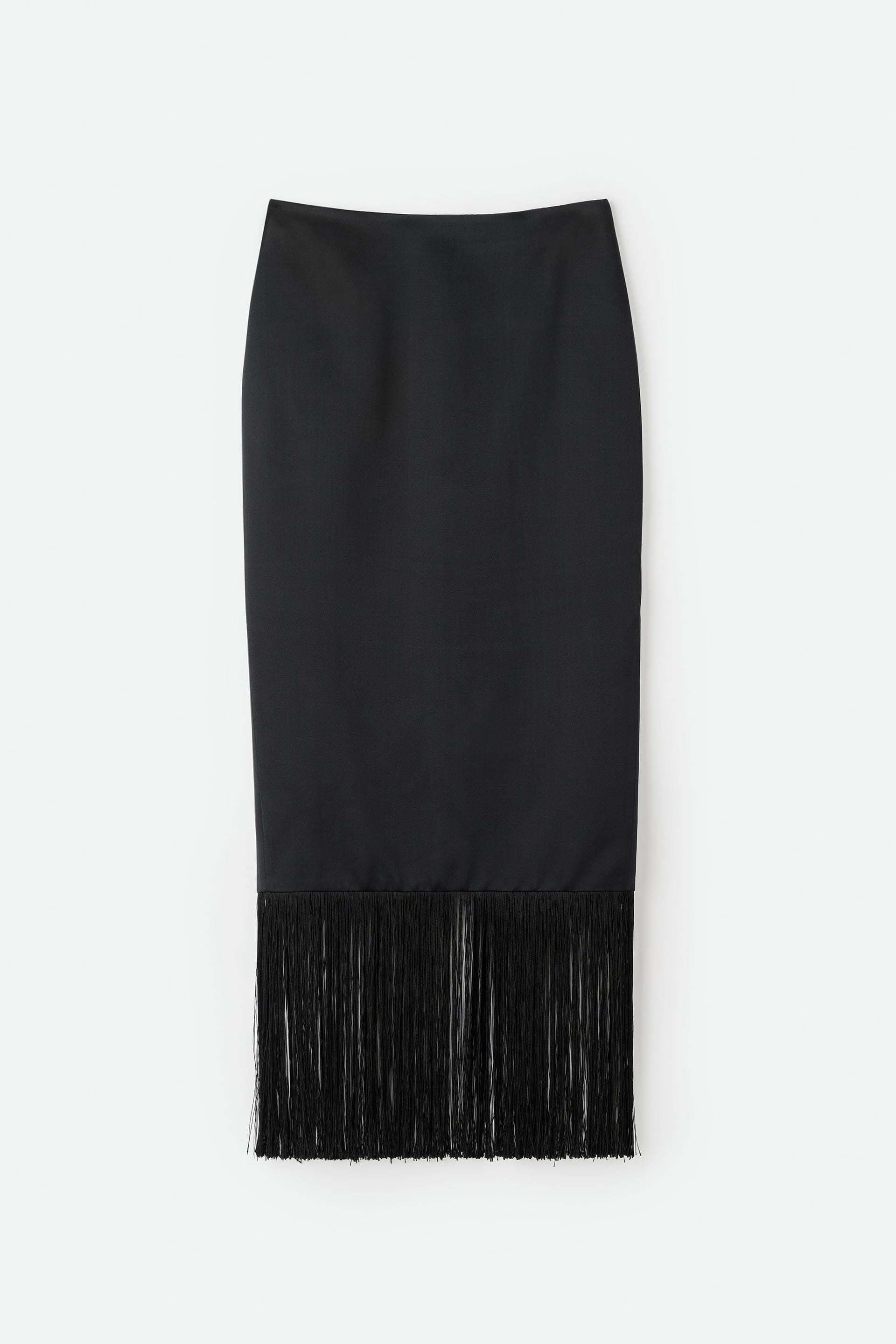 Fringe skirt Black 1
