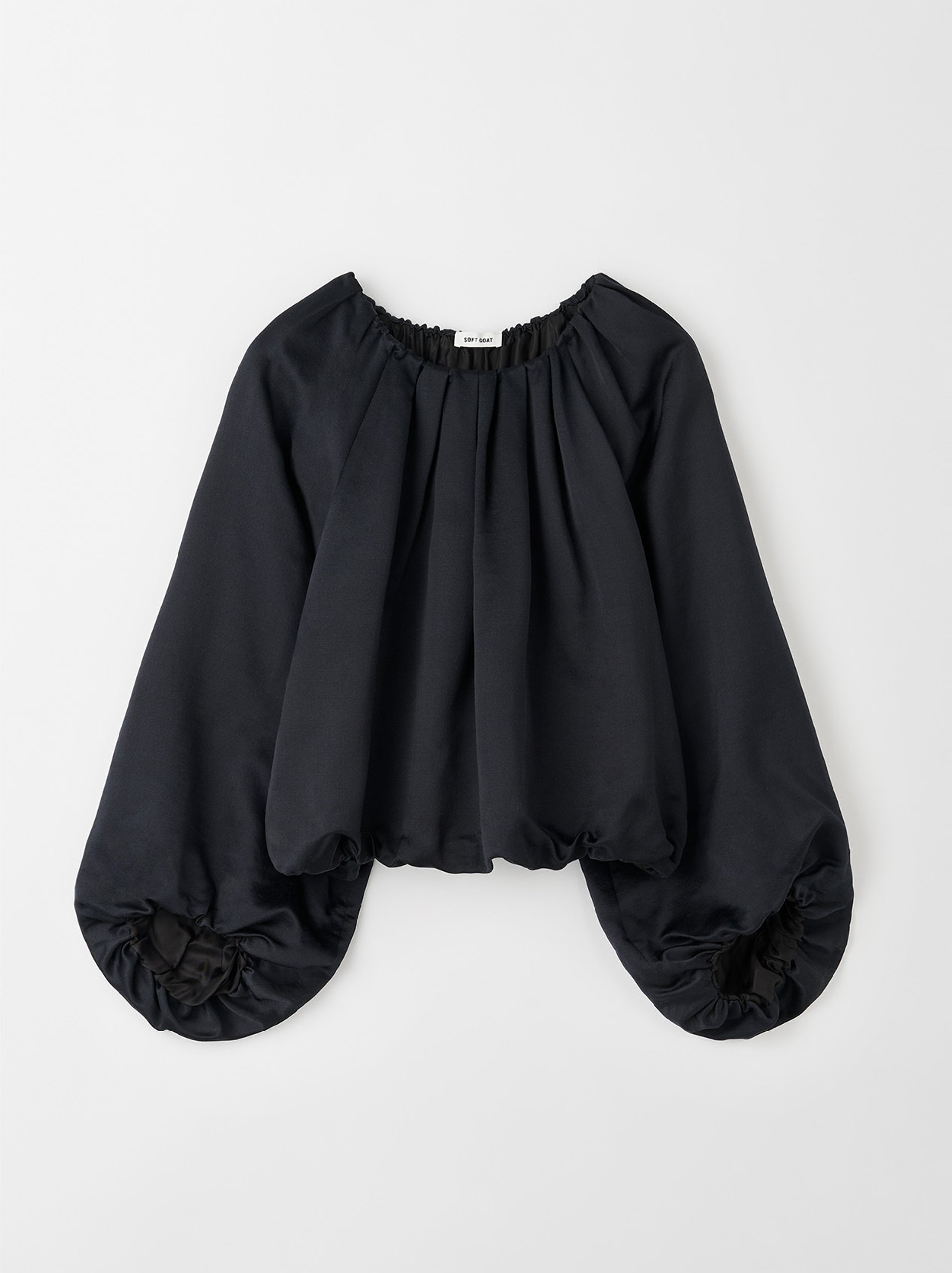 Silk Blouse Black 1