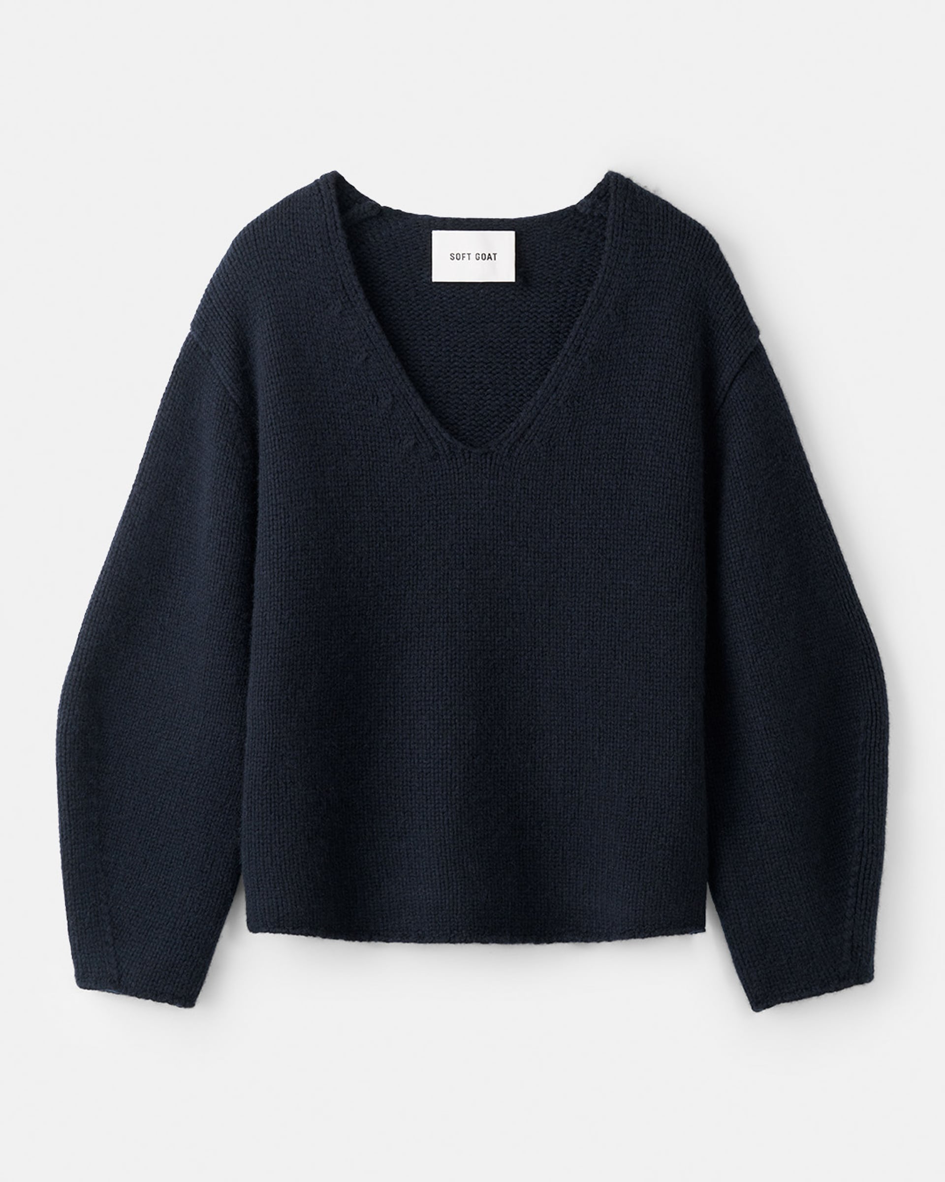 Puff Sleeve V-neck 1