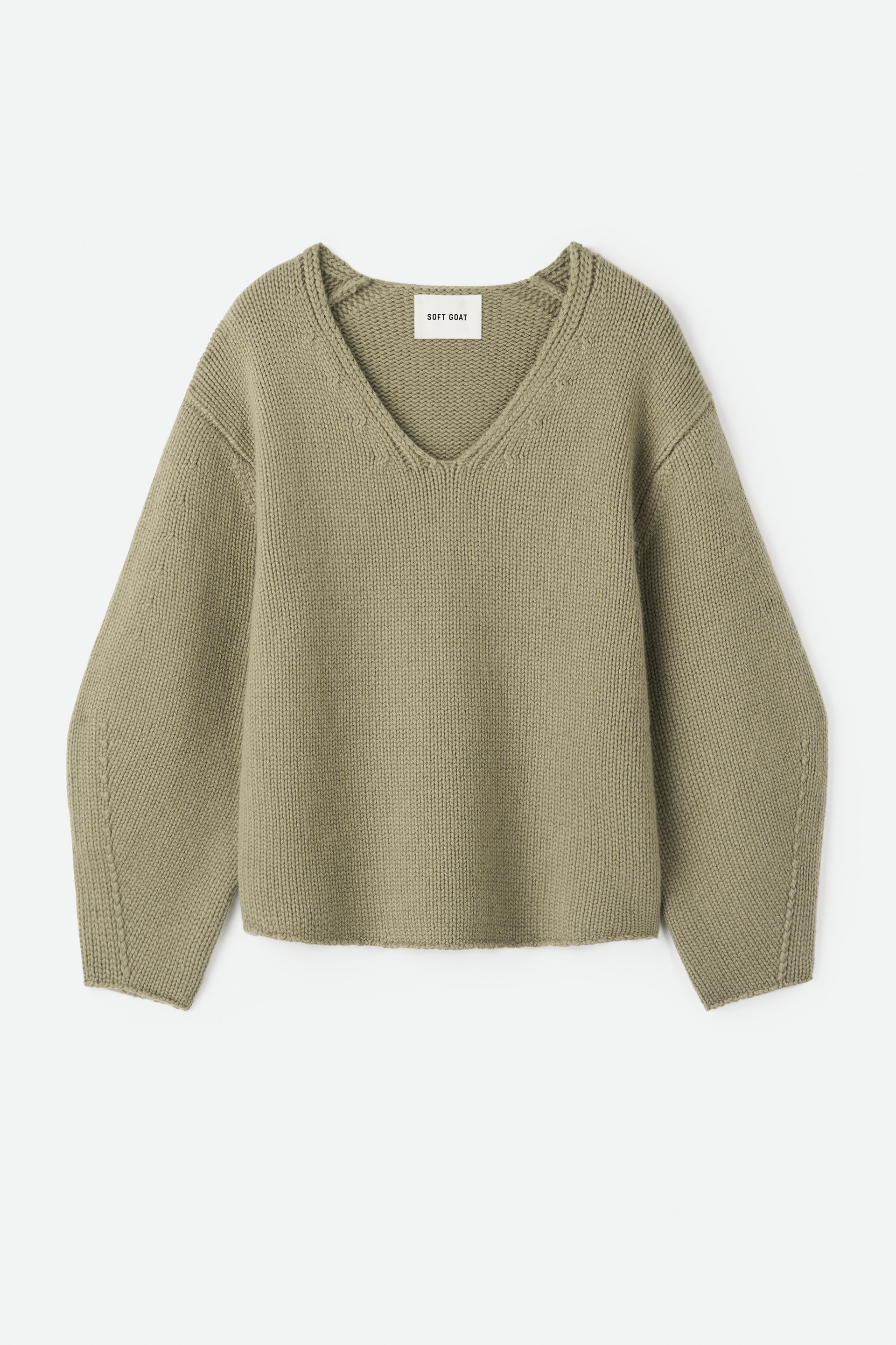 Puff Sleeve V-neck 1